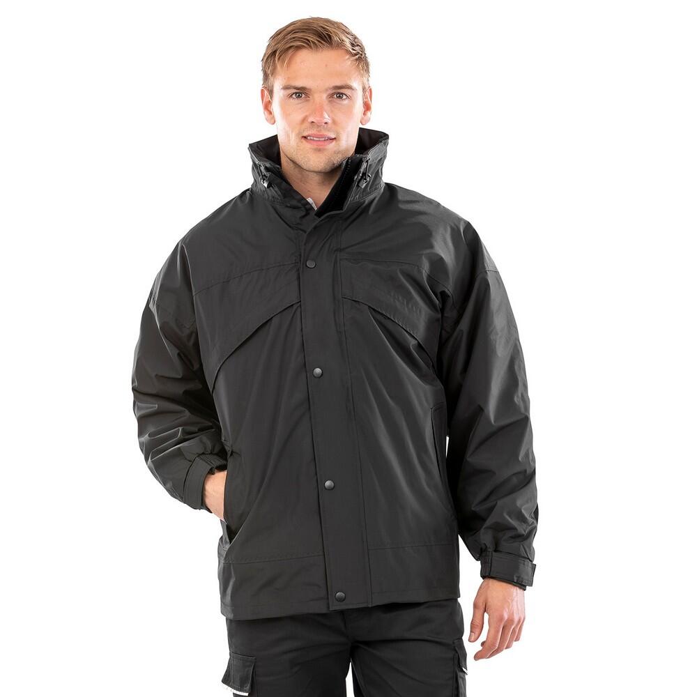 Veste ZIP AND CLIP Homme (Noir) 2/3