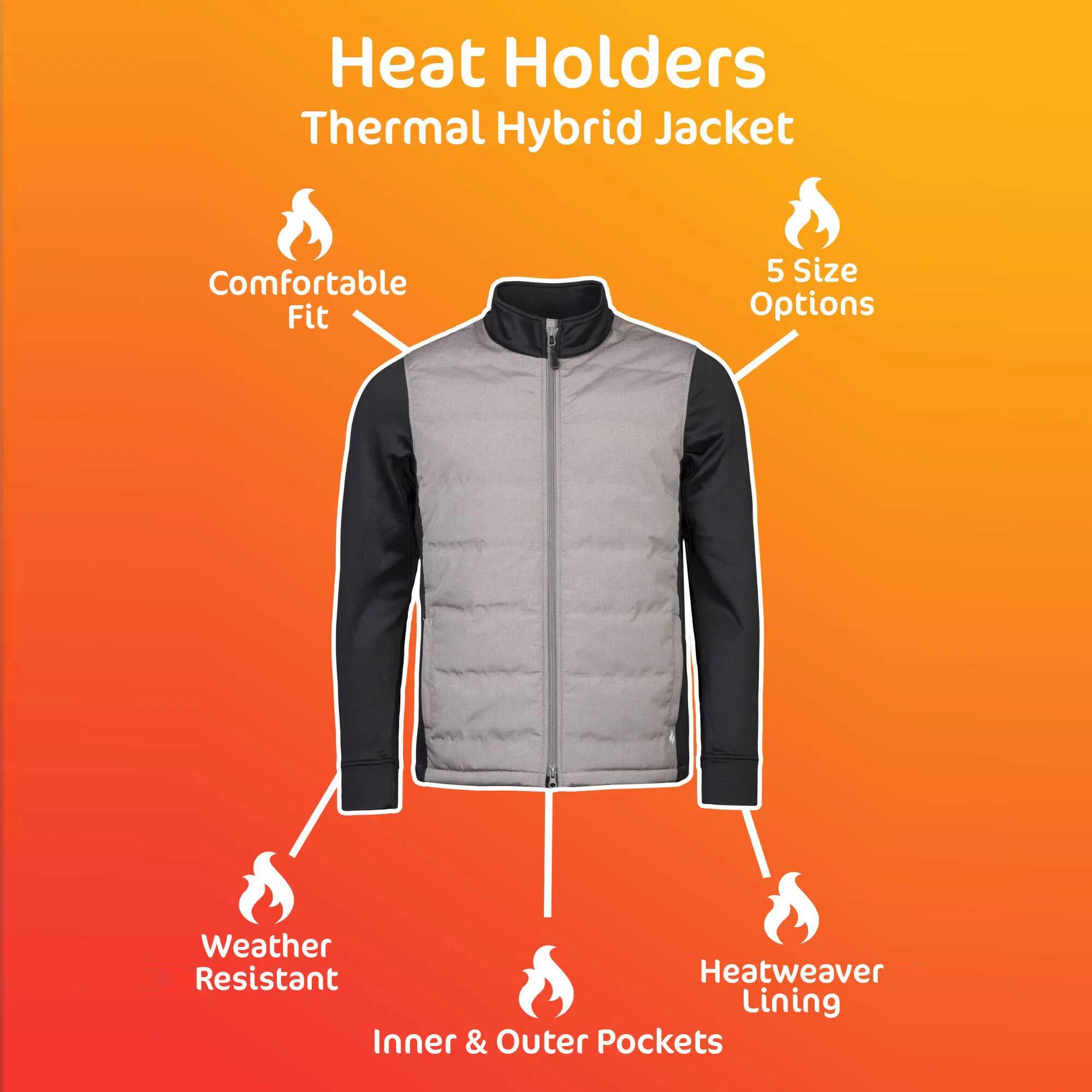 Heat Holders Men's Water-Resistant Jacket with Fleece Lining 6/6