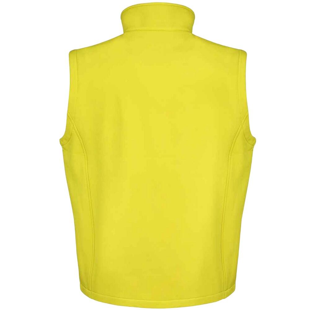 Gilè In Tessuto Soft Shell Uomo Result Core Giallo Nero 2/3