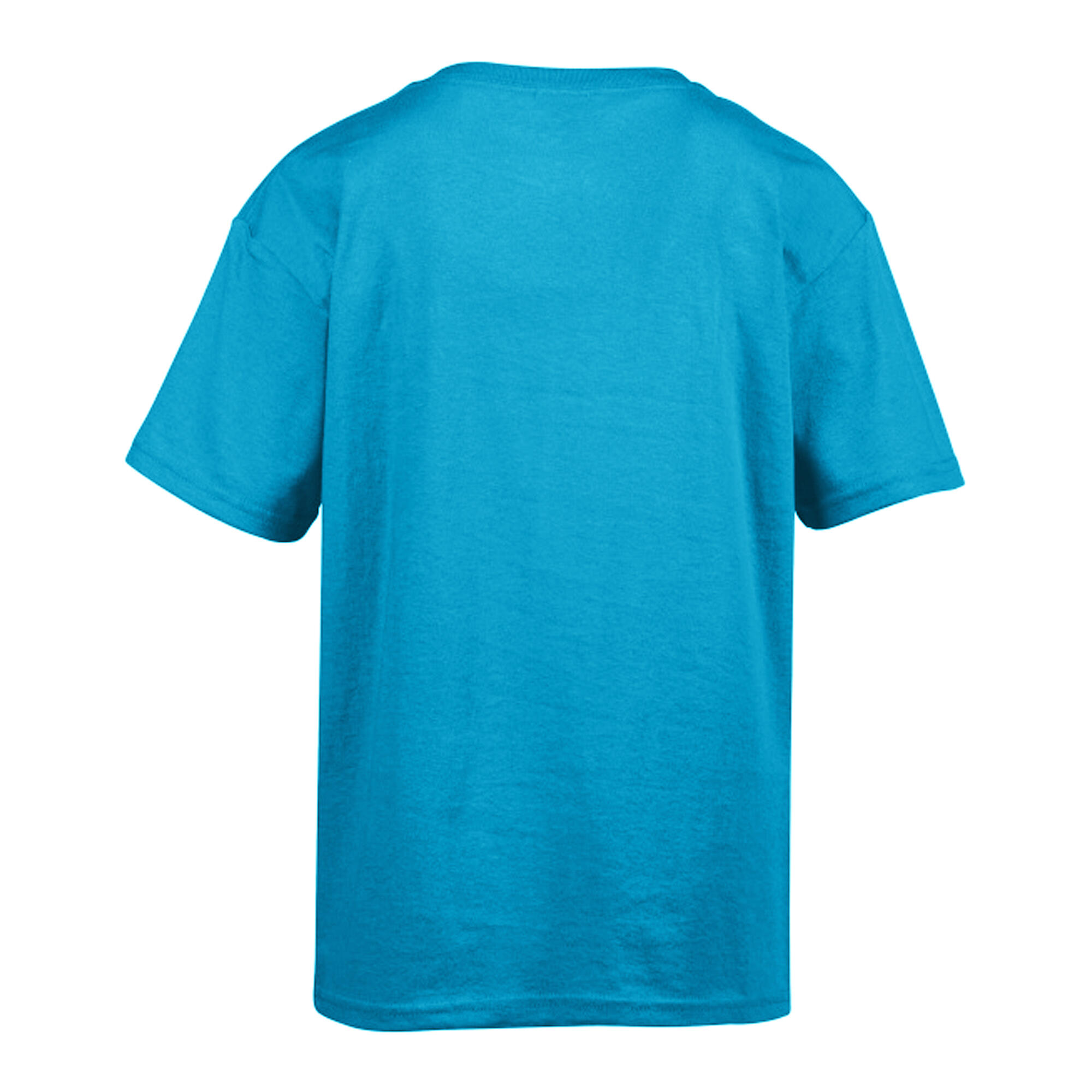 Maglietta Uomo Gildan Softstyle Blu Caraibi 2/3