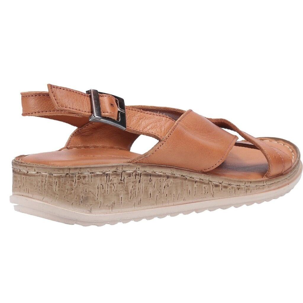Sandales Compensées ELENA Femme (Marron) 4/4