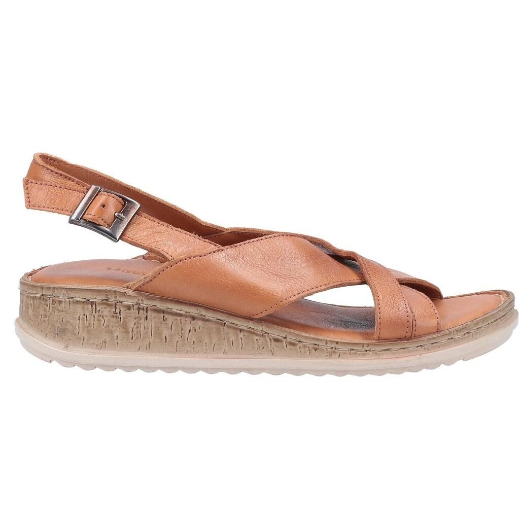 Sandales Compensées ELENA Femme (Marron) 2/4