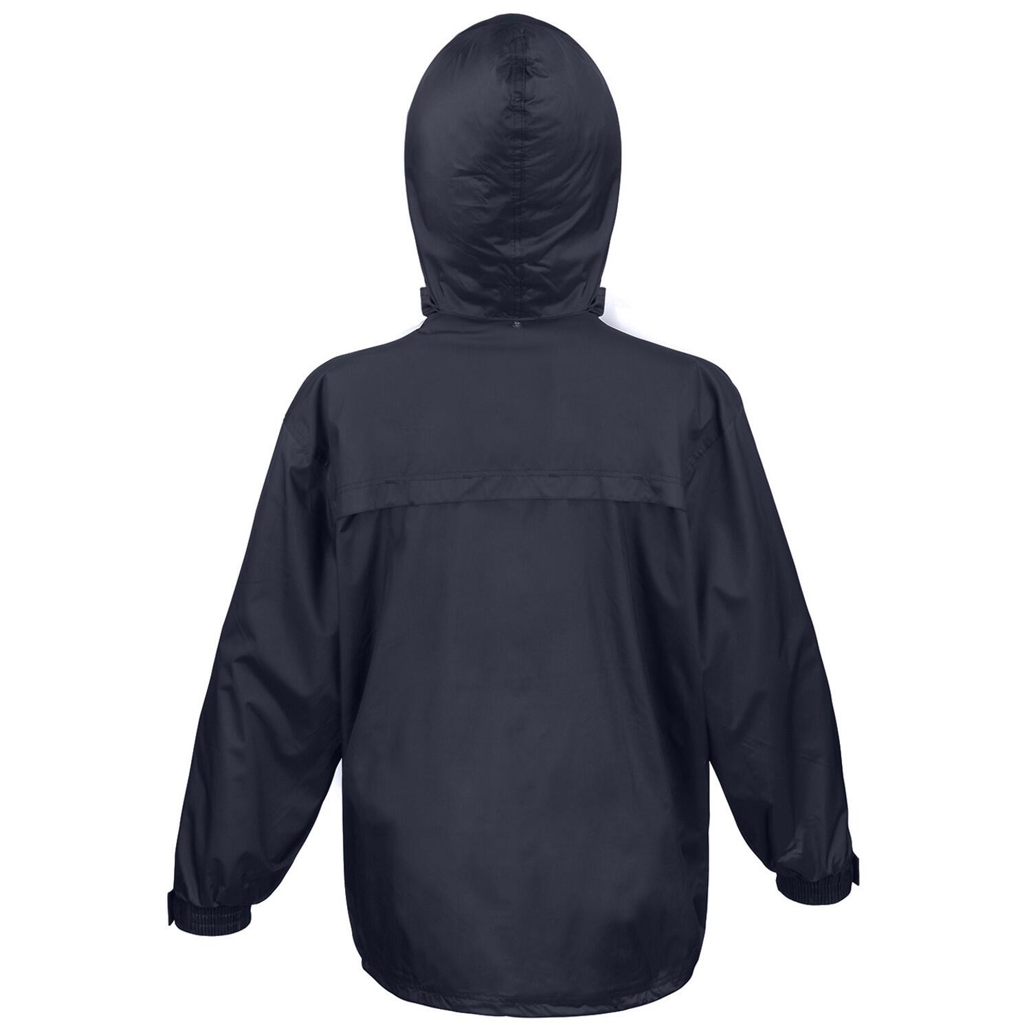 Mens Midweight MultiFunctional Waterproof Jacket (Navy/Sand) 2/3
