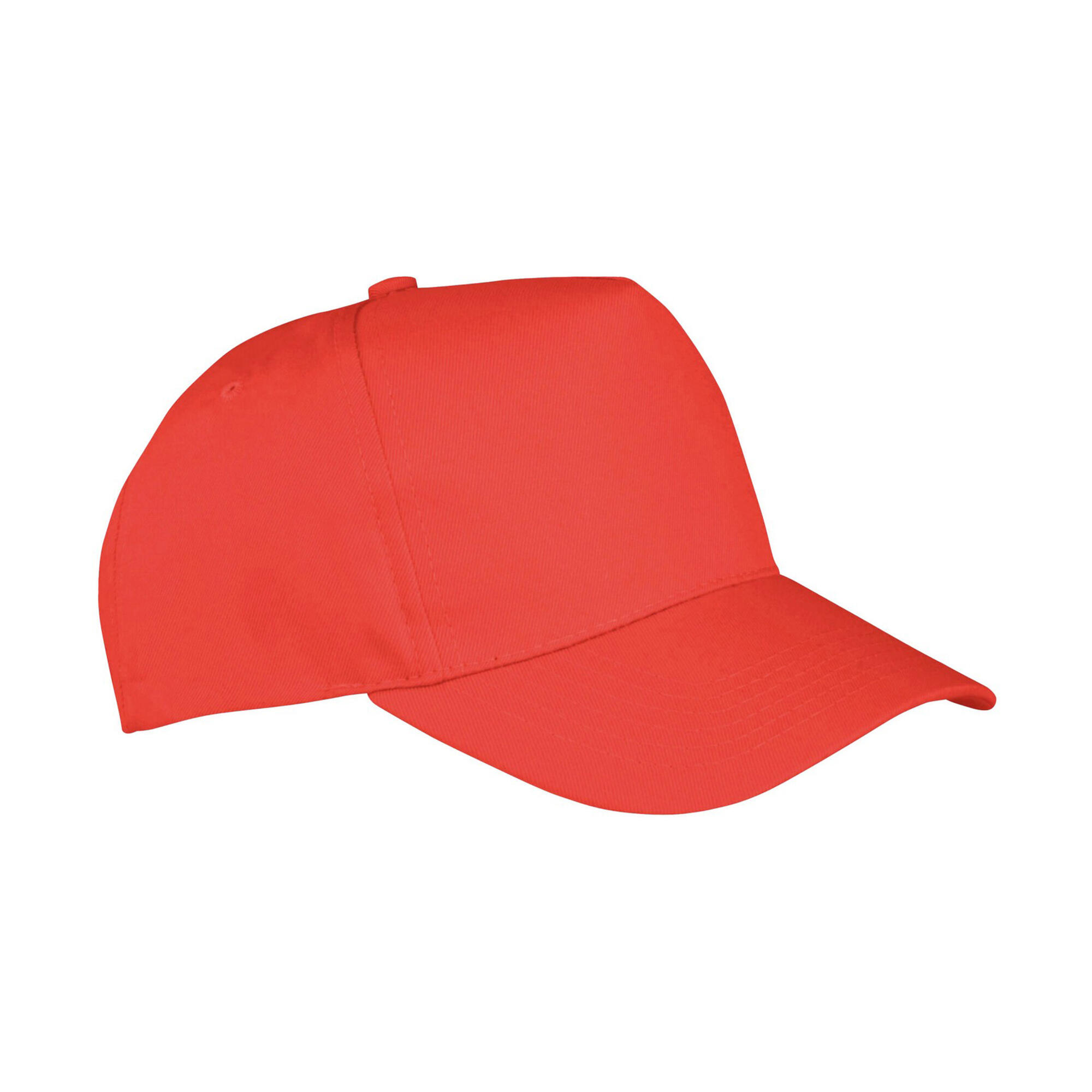 Unisex Adult Core Baseball Cap (Red) 2/4
