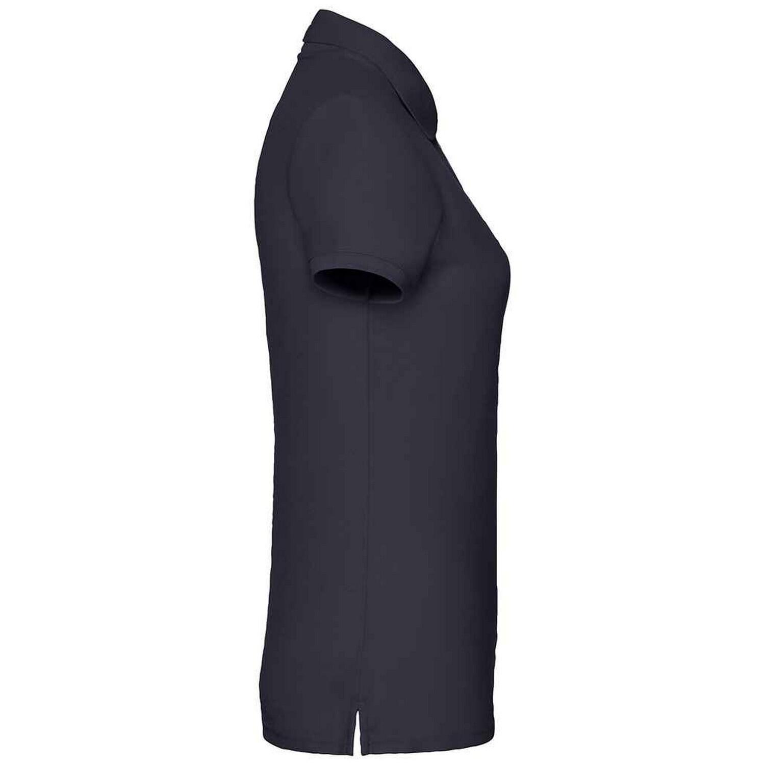 Polo Manches Courtes Femme (Noir) 3/3