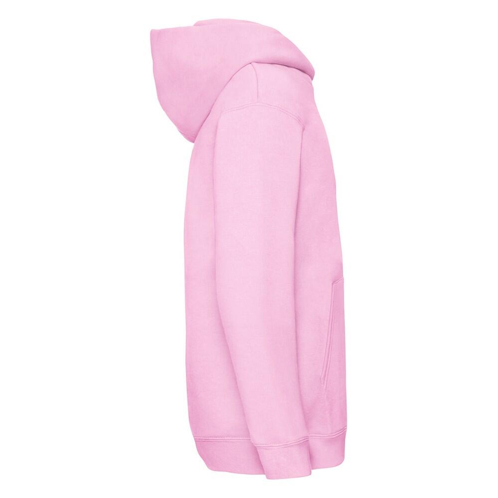 Sweat À Capuche PREMIUM Enfant (Rose Clair) 3/3