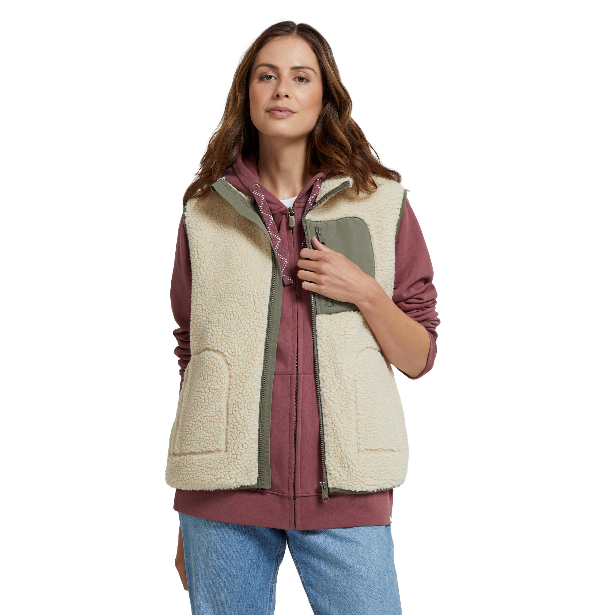 ANIMAL Womens/Ladies Hennie Recycled Gilet (Off White)
