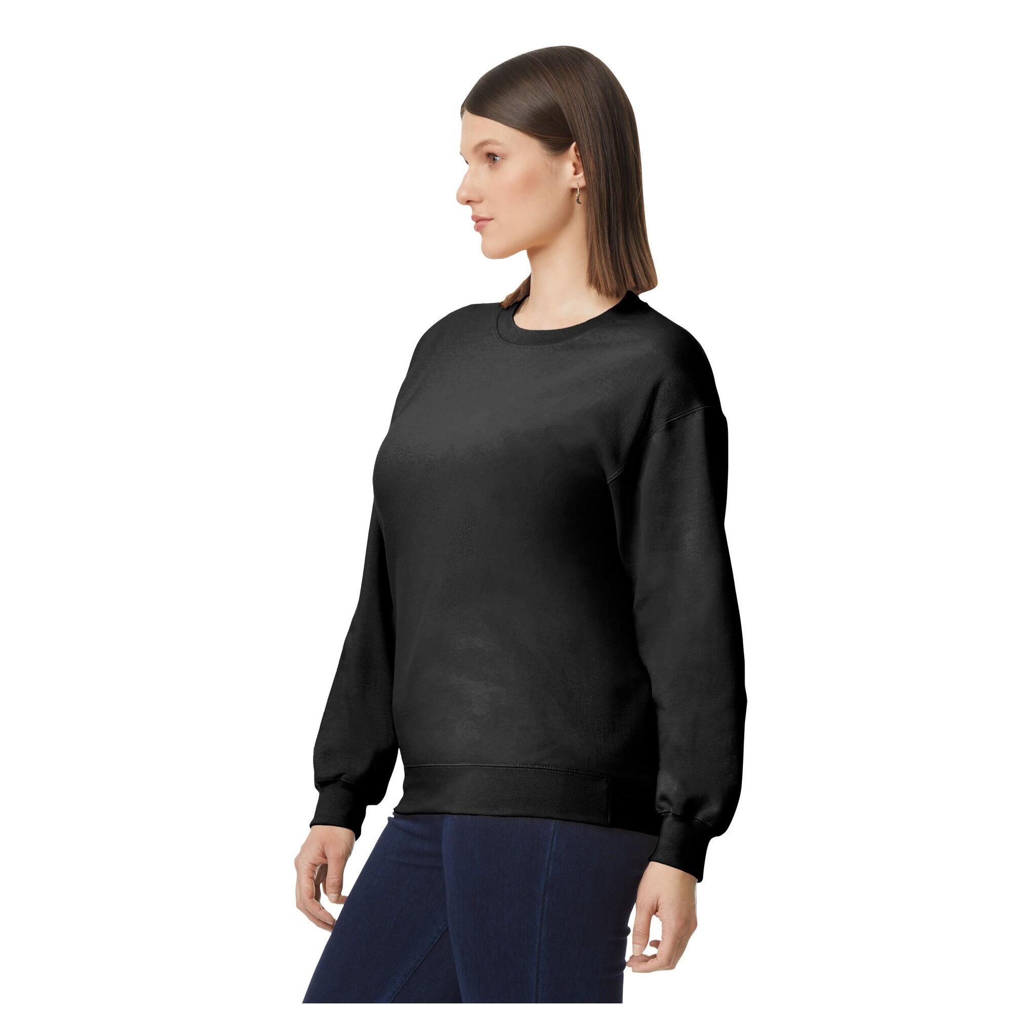 Mens Softstyle Midweight Sweatshirt (Black) 3/3