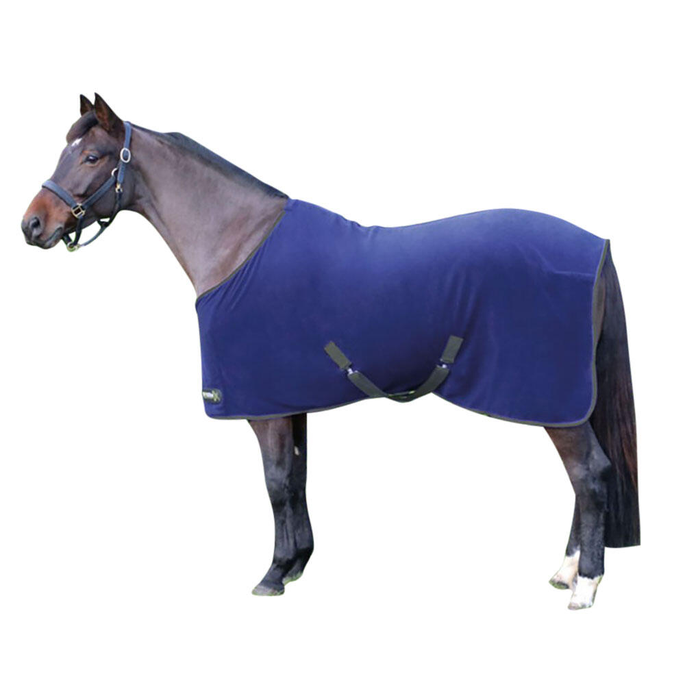Couverture Polaire Pour Chevaux STORMX ORIGINAL (Bleu Marine / Gris) 1/2