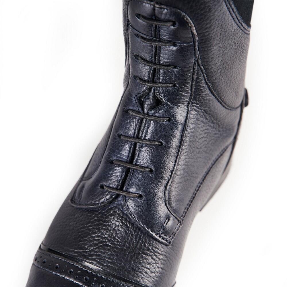 Womens/Ladies Constantina Leather Long Riding Boots (Navy) 4/4