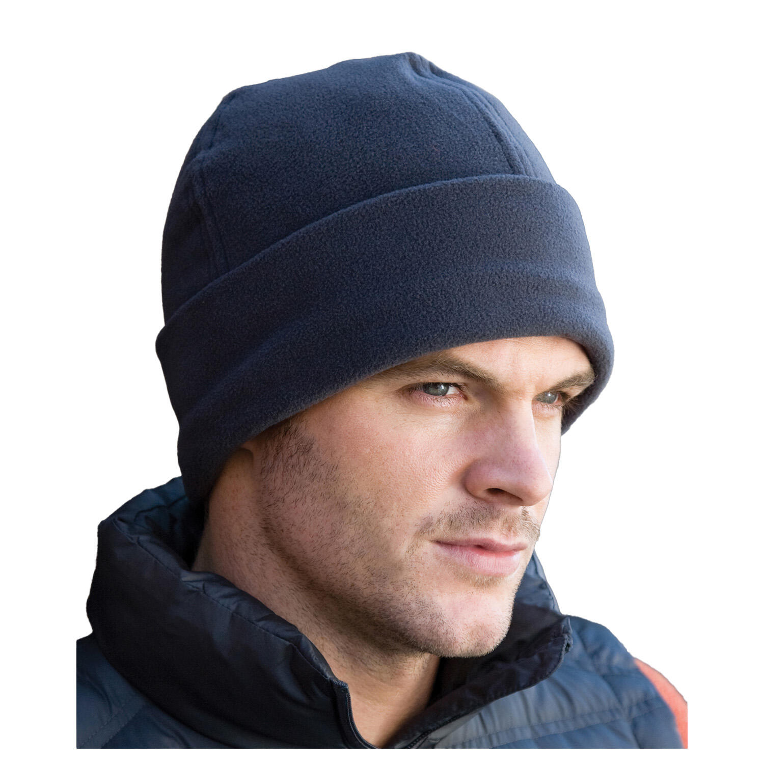 Skimütze Damen und Herren Marineblau 2/2