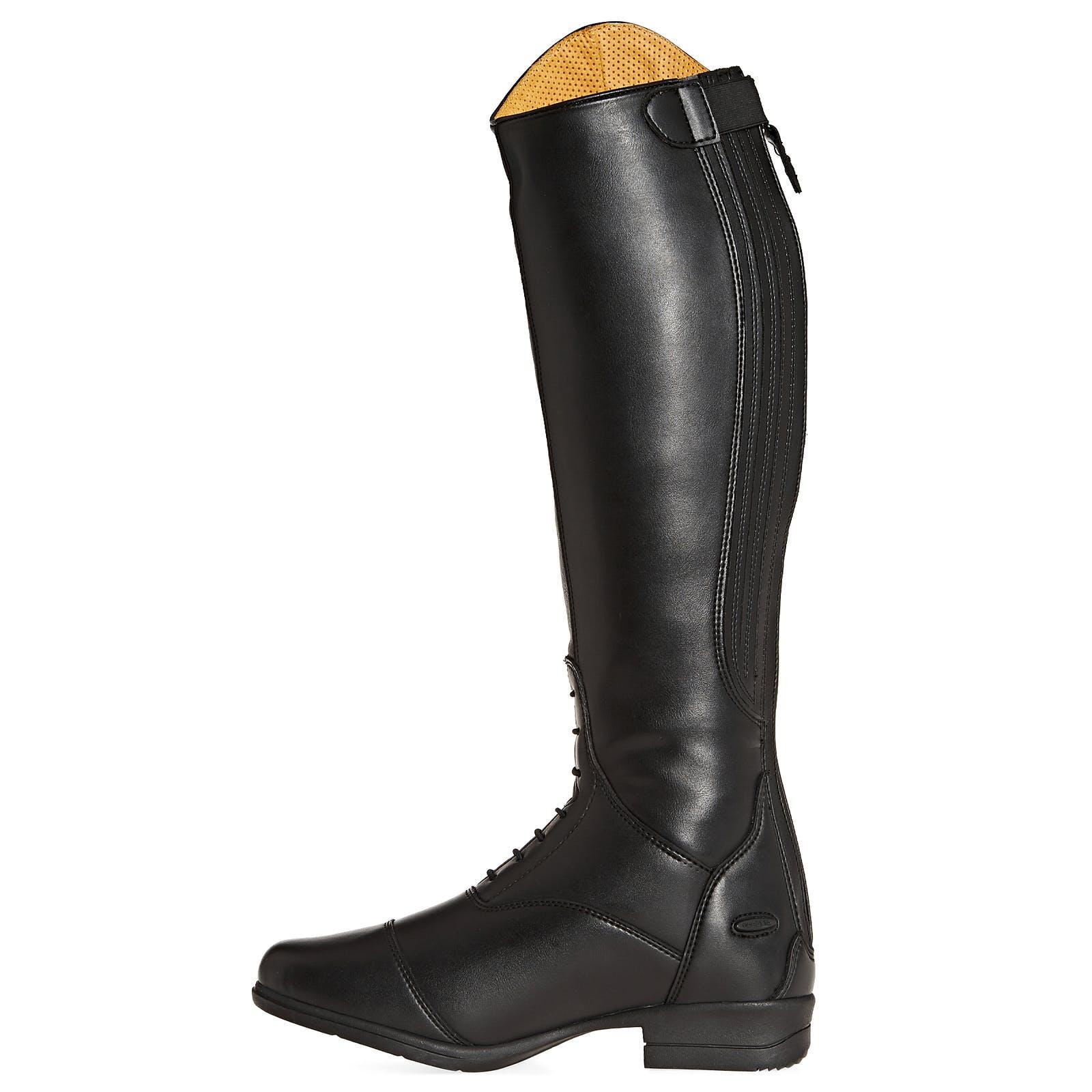 Womens/Ladies Luisa Long Riding Boots (Black) 3/5
