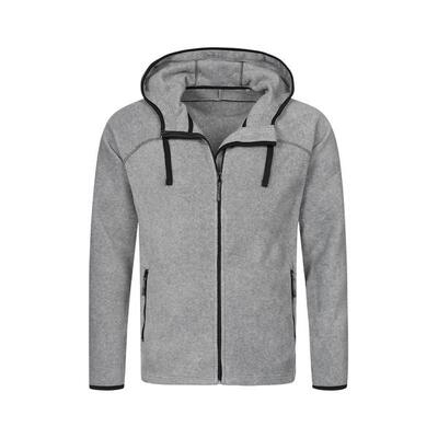 Heren power fleece jas (grijze heide)
