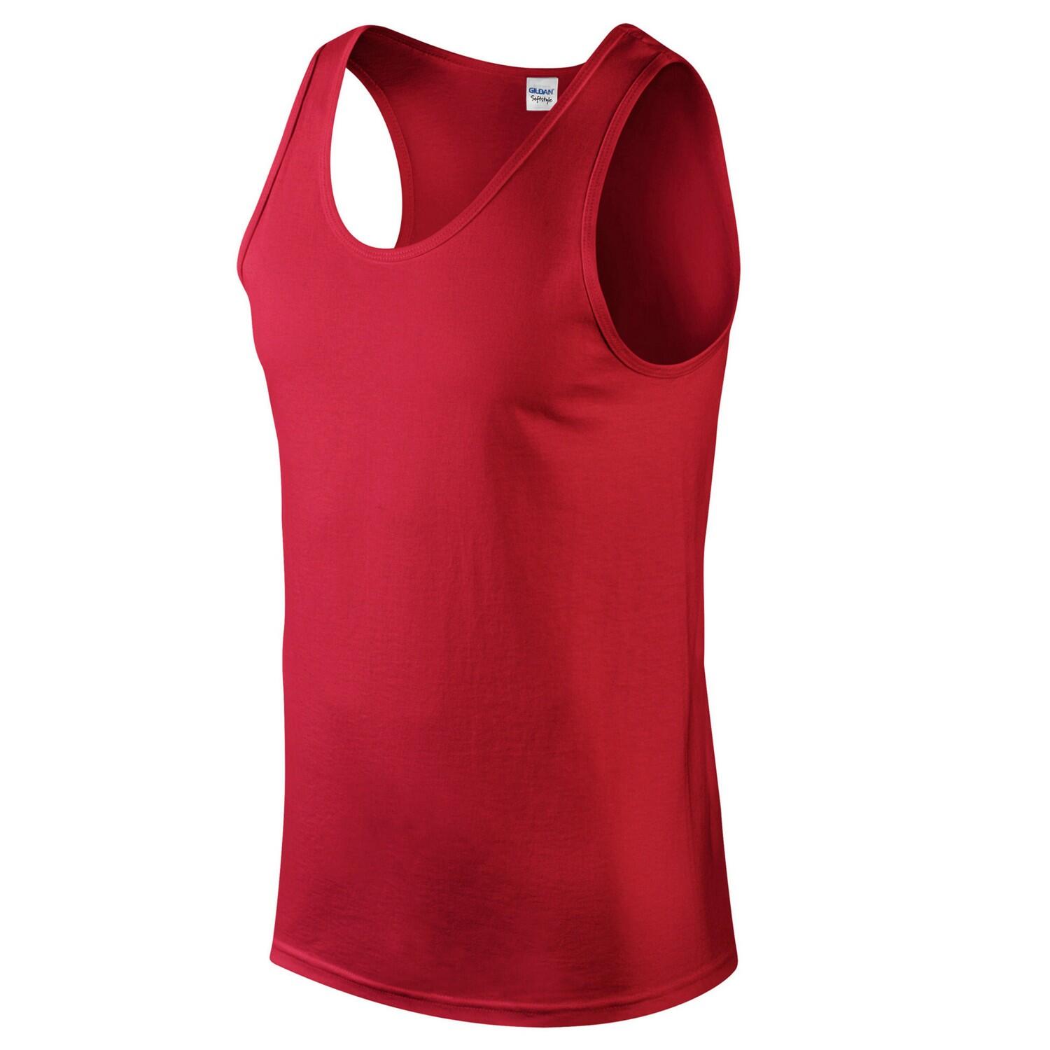Débardeur SOFTSTYLE Adulte (Rouge) 3/3