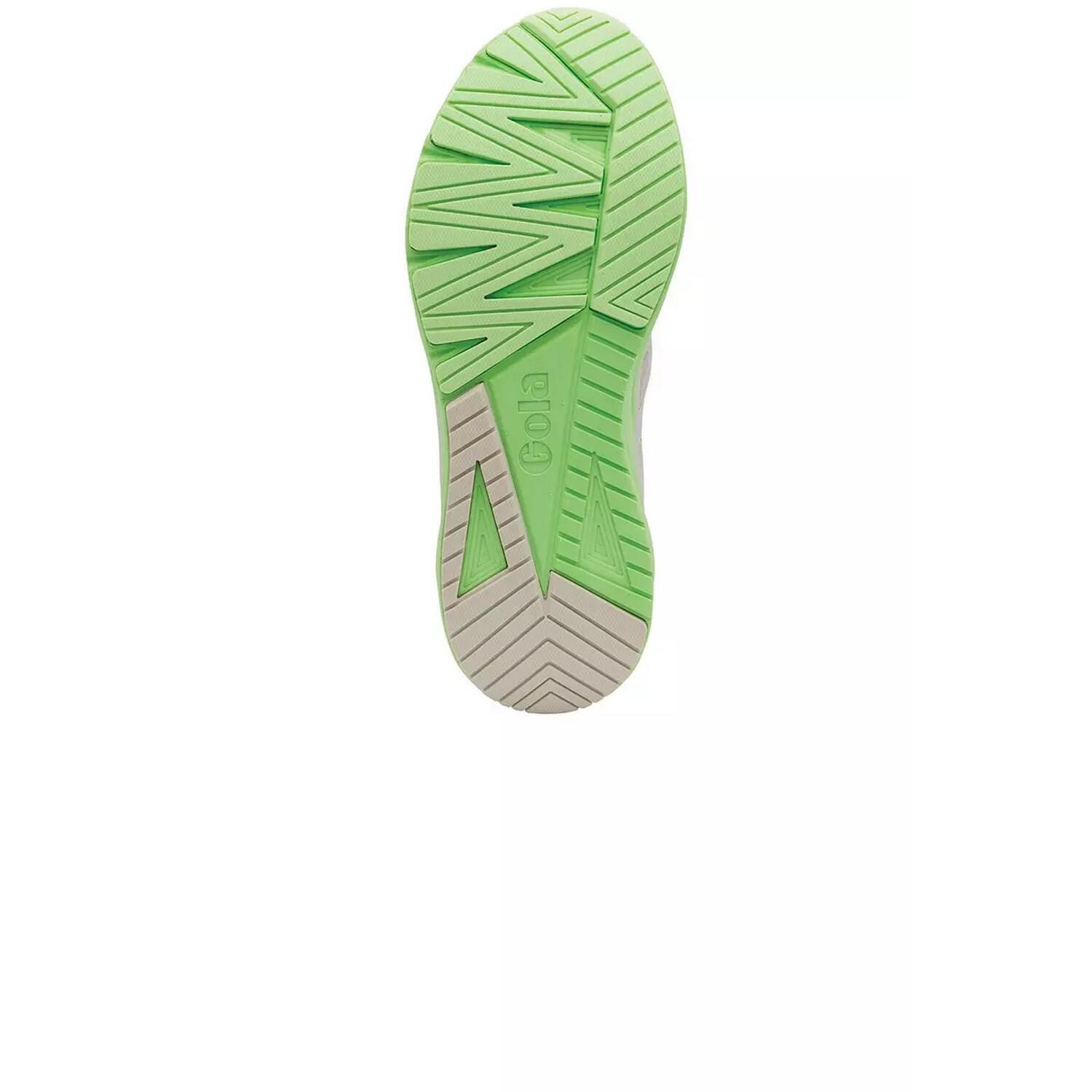 Womens/Ladies Typhoon Performance Trainers (Arcade White/Patina Green) 4/4