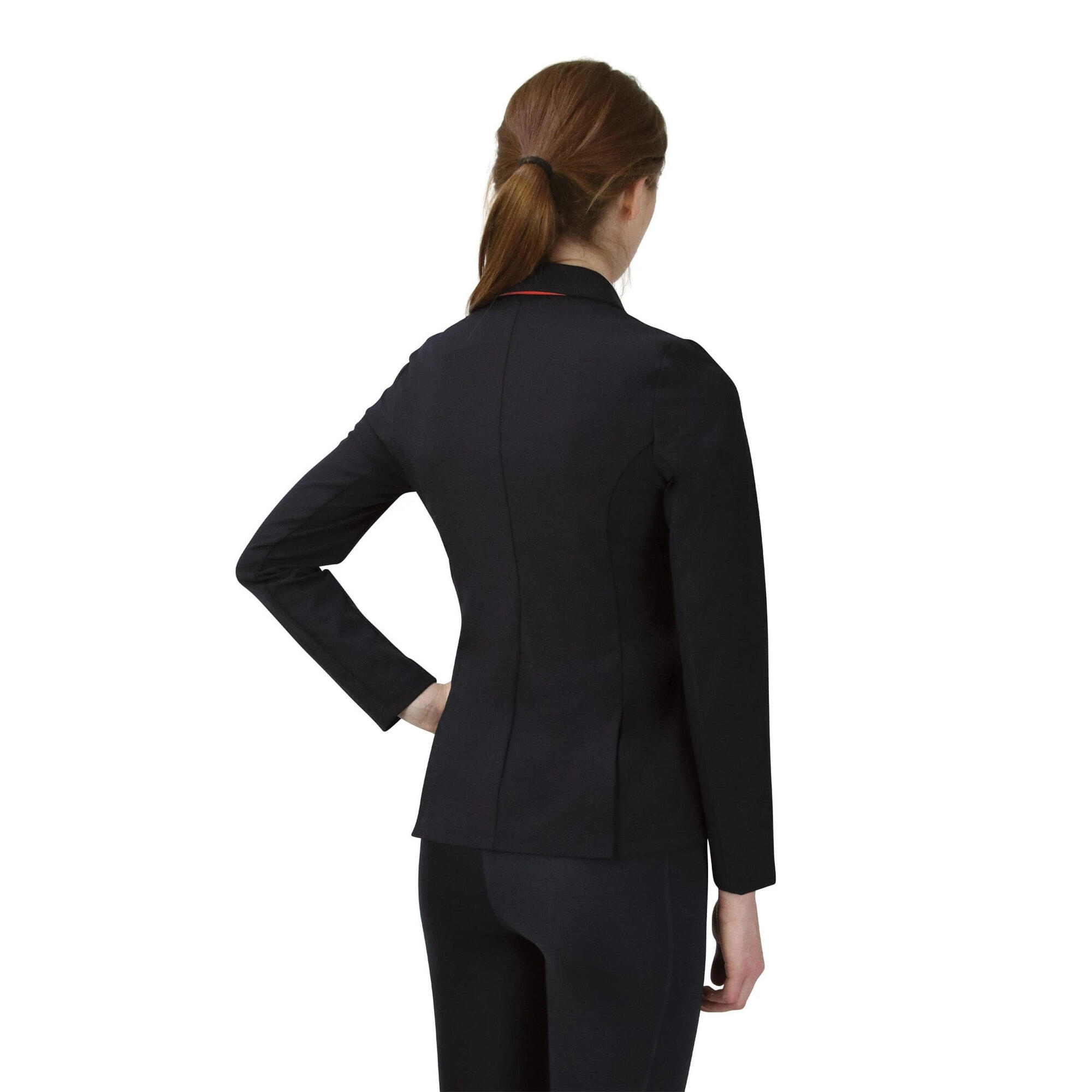 Womens/Ladies Silvia Show Jumping Jacket (Black) 2/4