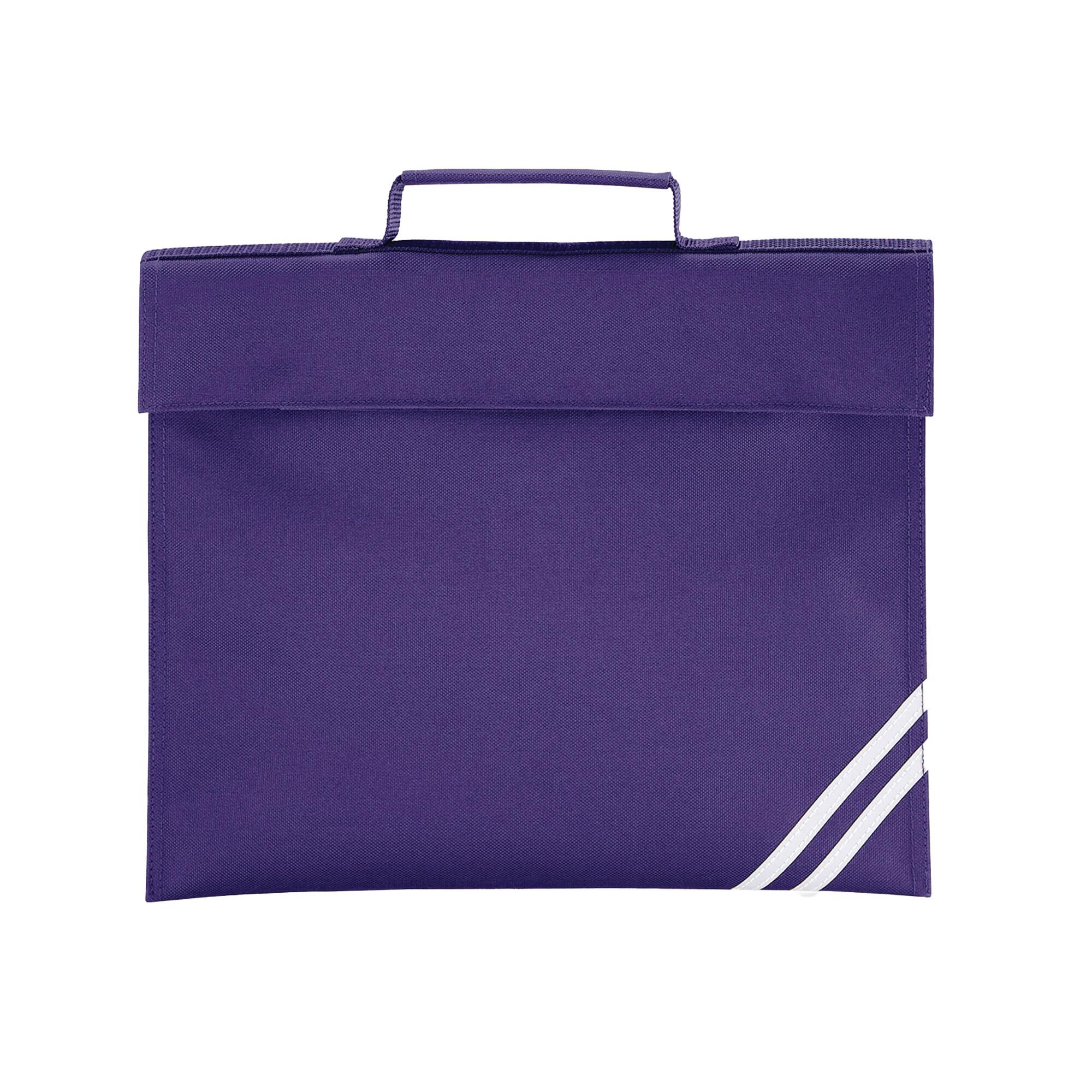 QUADRA Classic Reflective Book Bag (Purple)