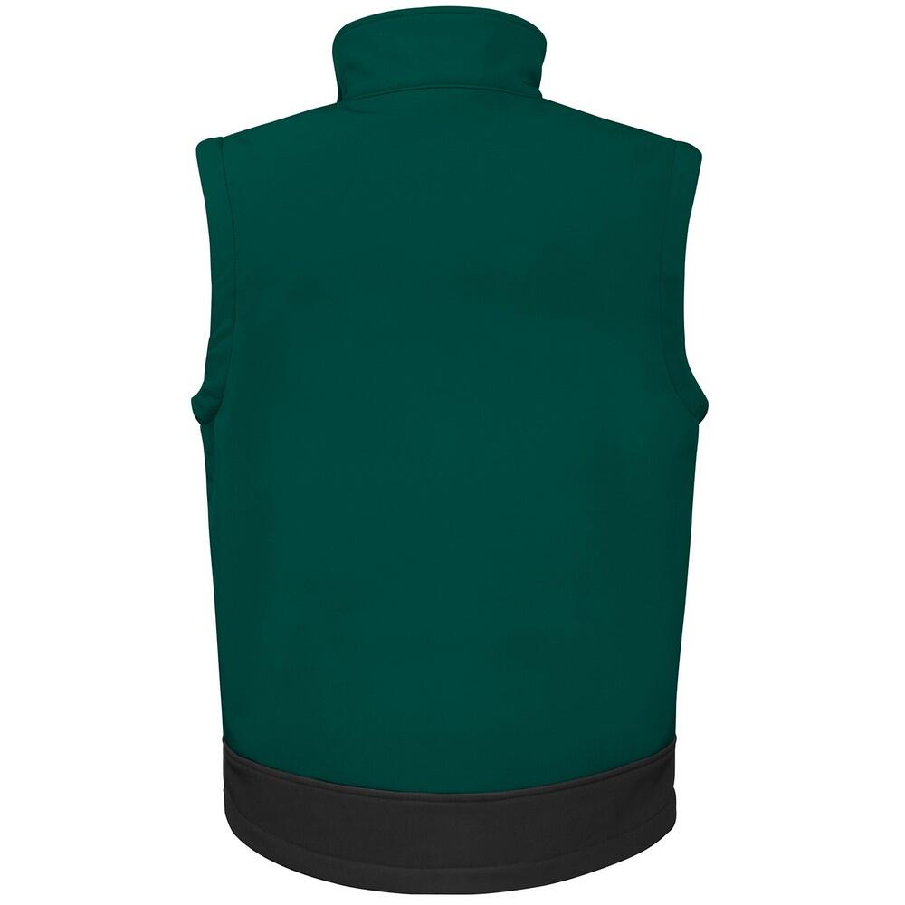 Mens Softshell Body Warmer (Bottle) 2/3