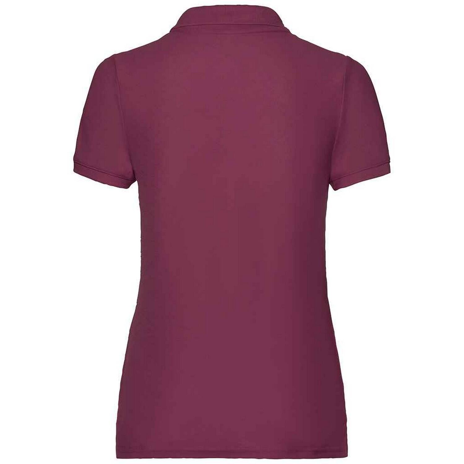 Polo Manches Courtes Femme (Bordeaux) 2/3