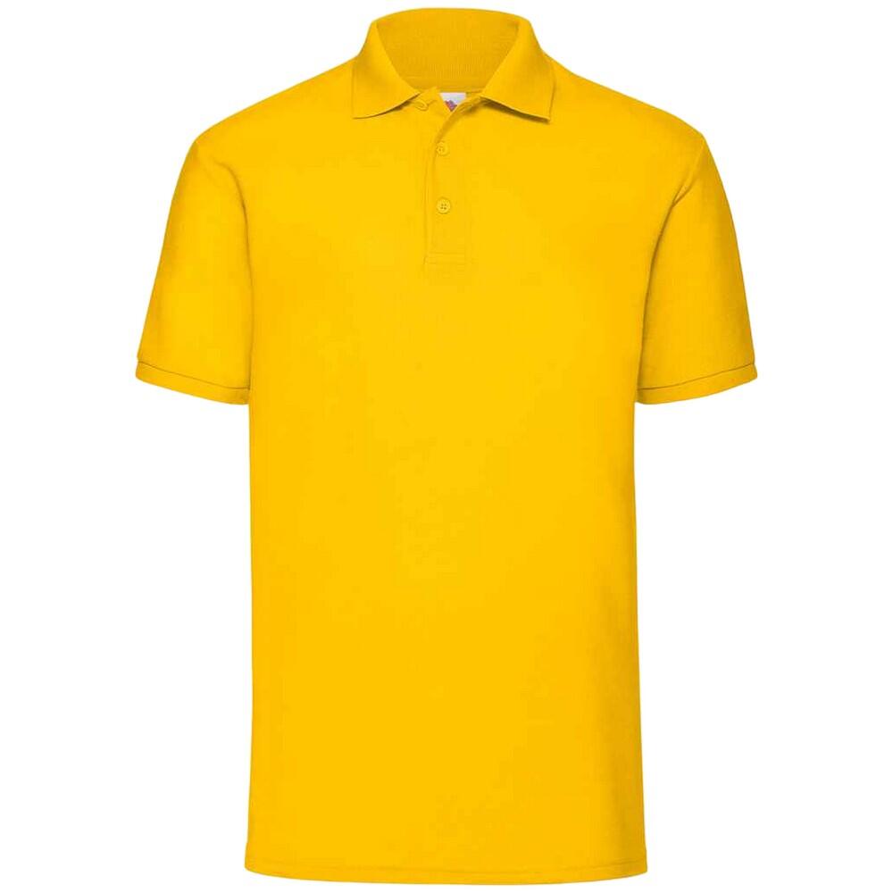 FRUIT OF THE LOOM Mens 65/35 Polo Shirt (Sunflower)