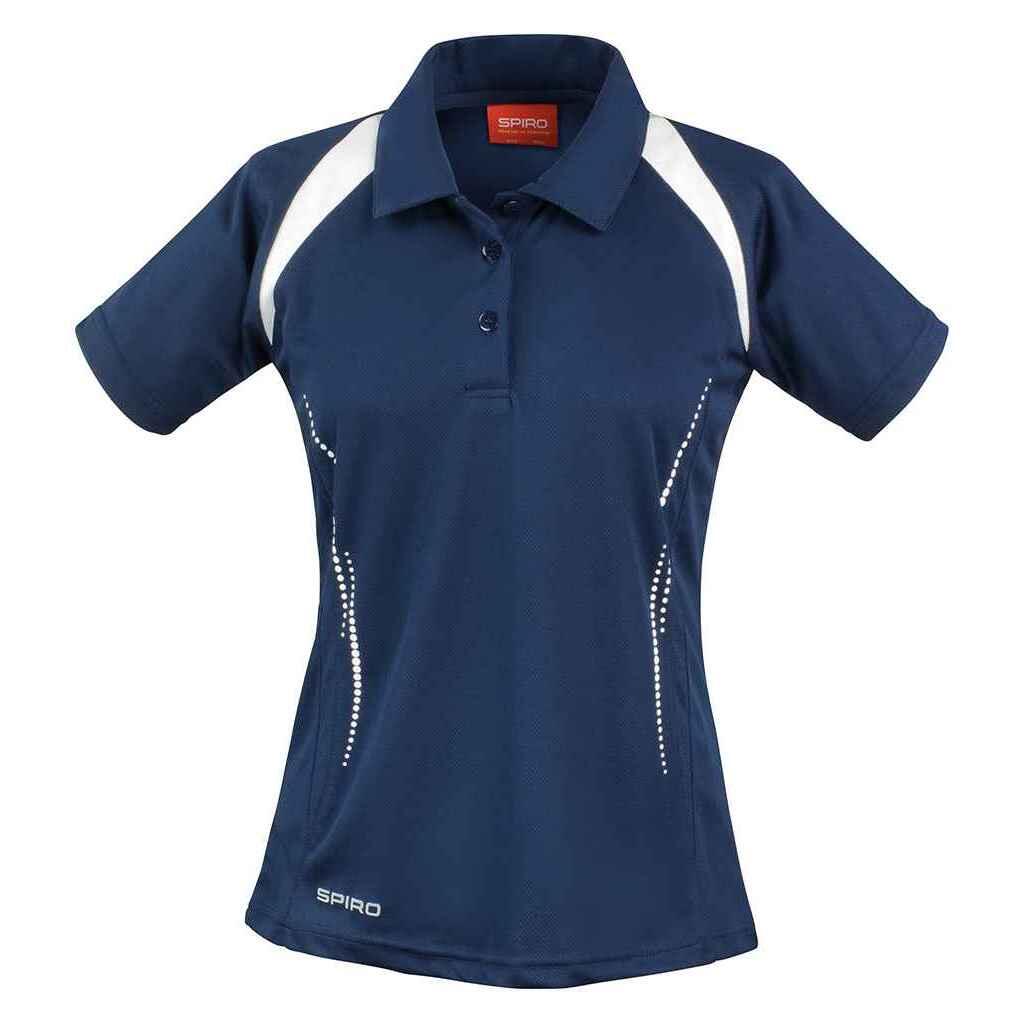 navy blue / white