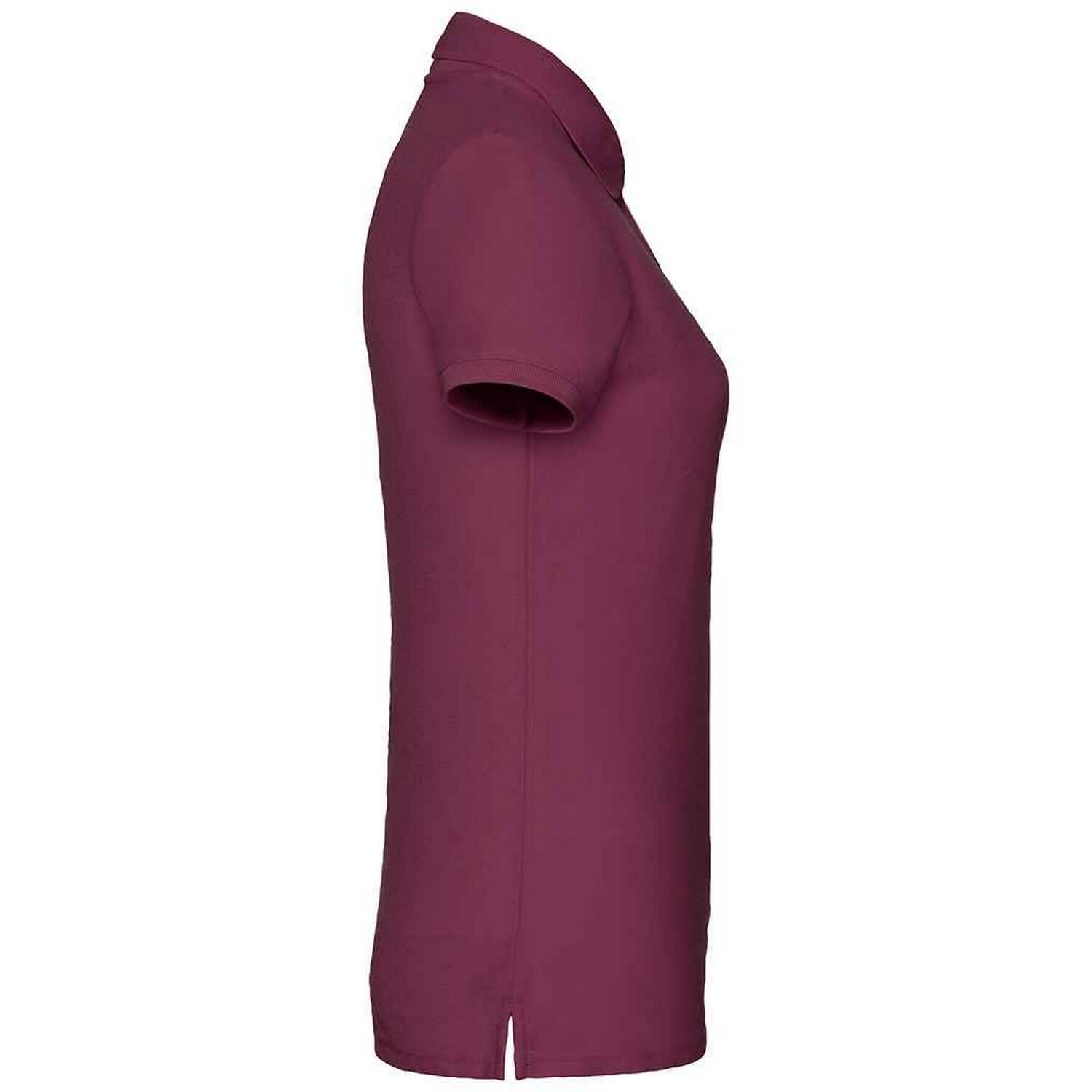 Polo Manches Courtes Femme (Bordeaux) 3/3