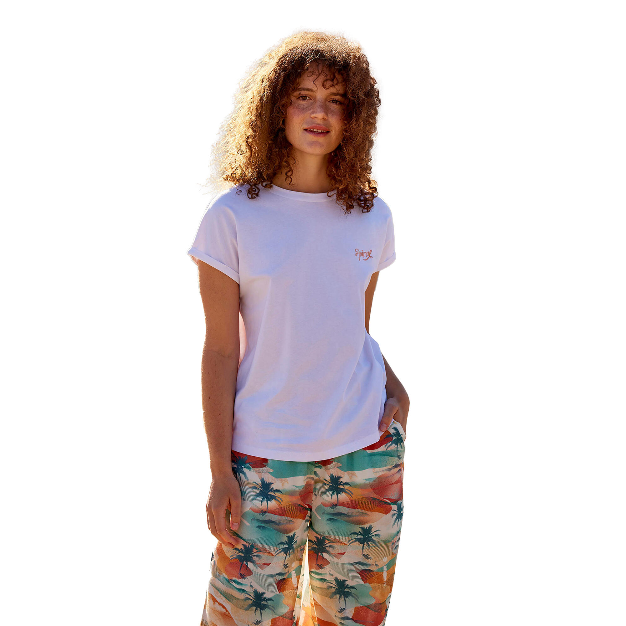 Womens/Ladies Holly Logo TShirt (White) 3/3