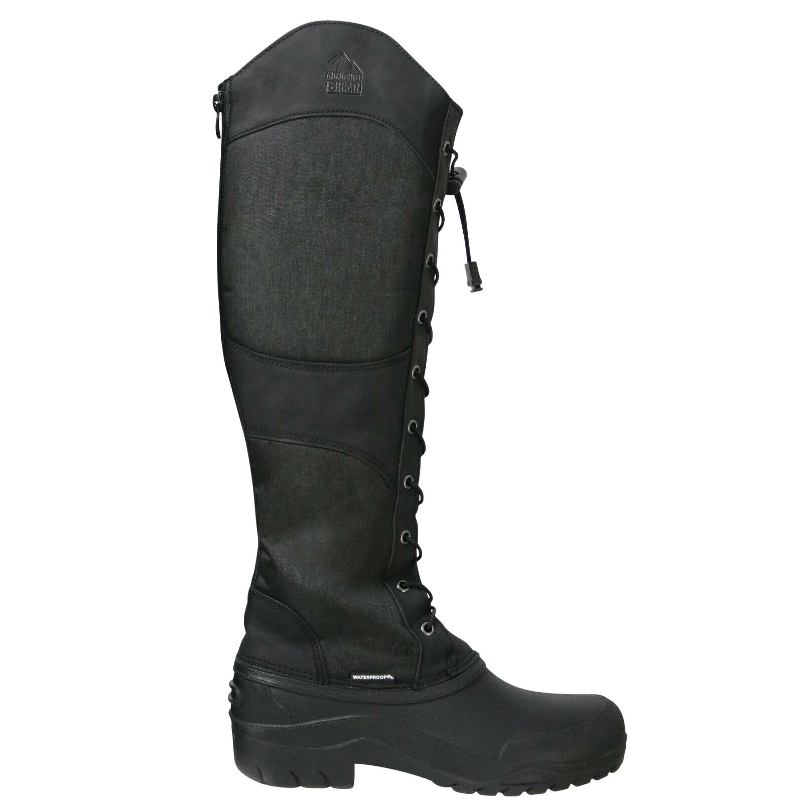 Bottes Hautes D´équitation MONT MAUDIT Femme (Noir / Gris) 3/4