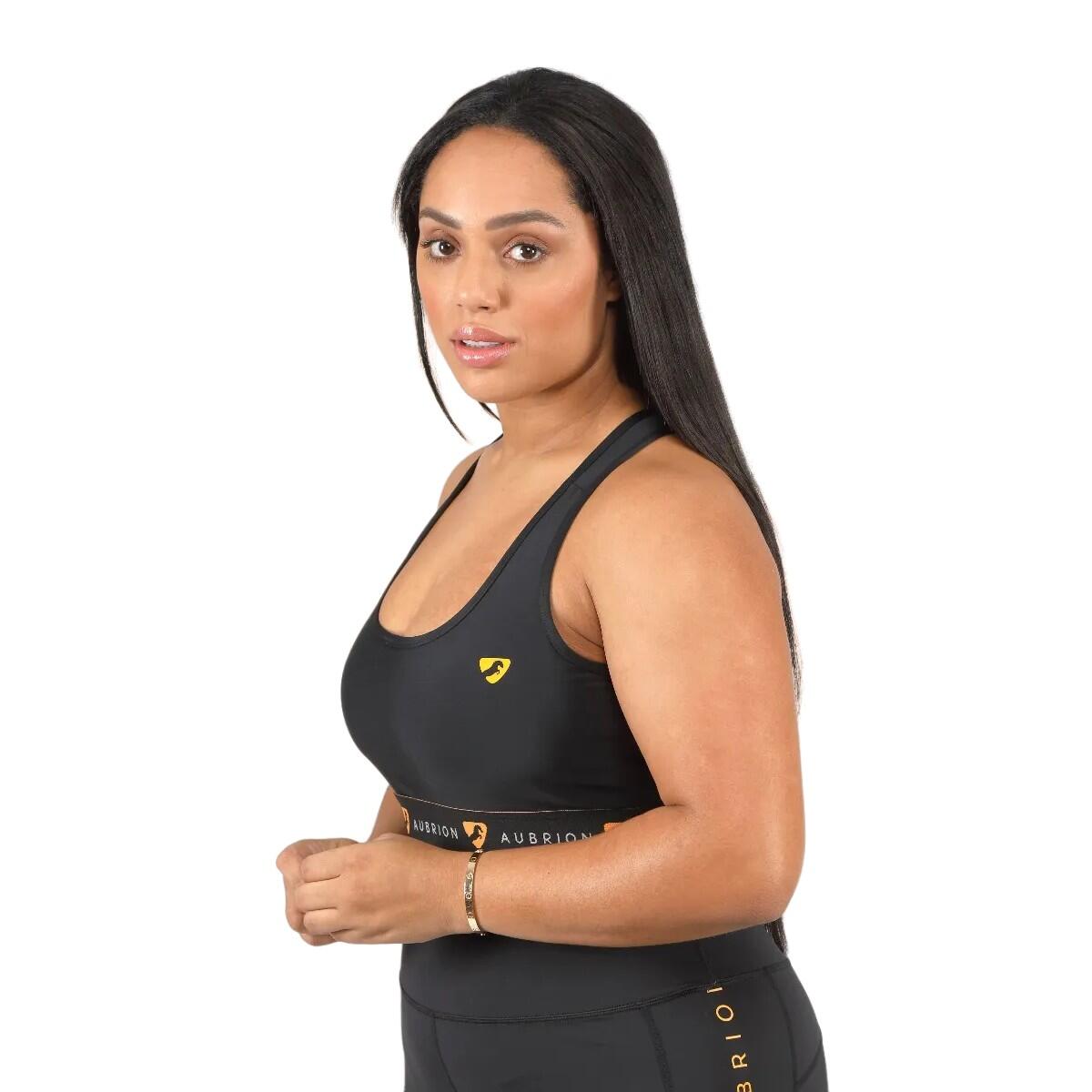 Womens/Ladies Dagenham Sports Bra (Black) 3/4