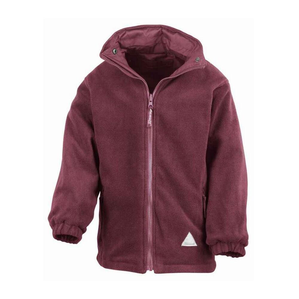 Giacca Reversibile Bambini Result Borgogna 2/3