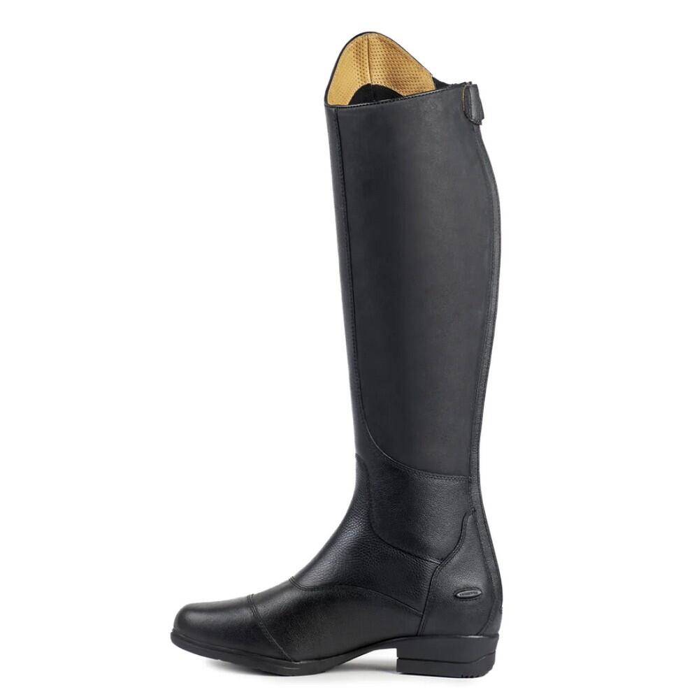 Womens/Ladies Carla Leather Long Riding Boots (Black) 2/4