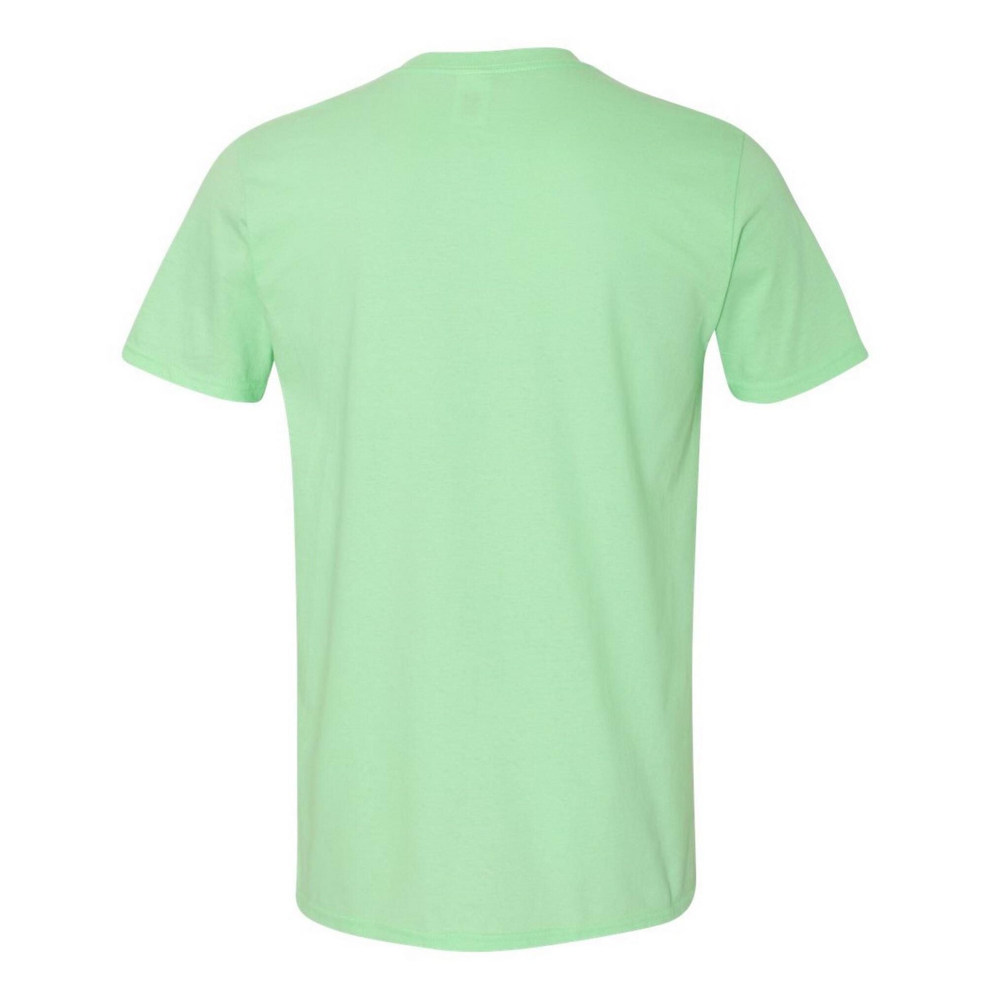 Tshirt Uni Manches Courtes SOFTSTYLE Homme (Vert Menthe) 2/2