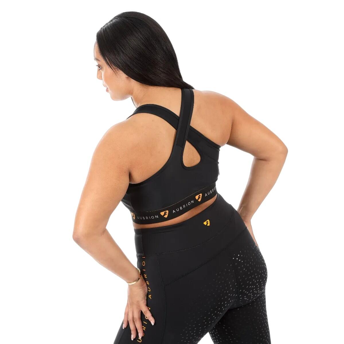 Womens/Ladies Dagenham Sports Bra (Black) 2/4