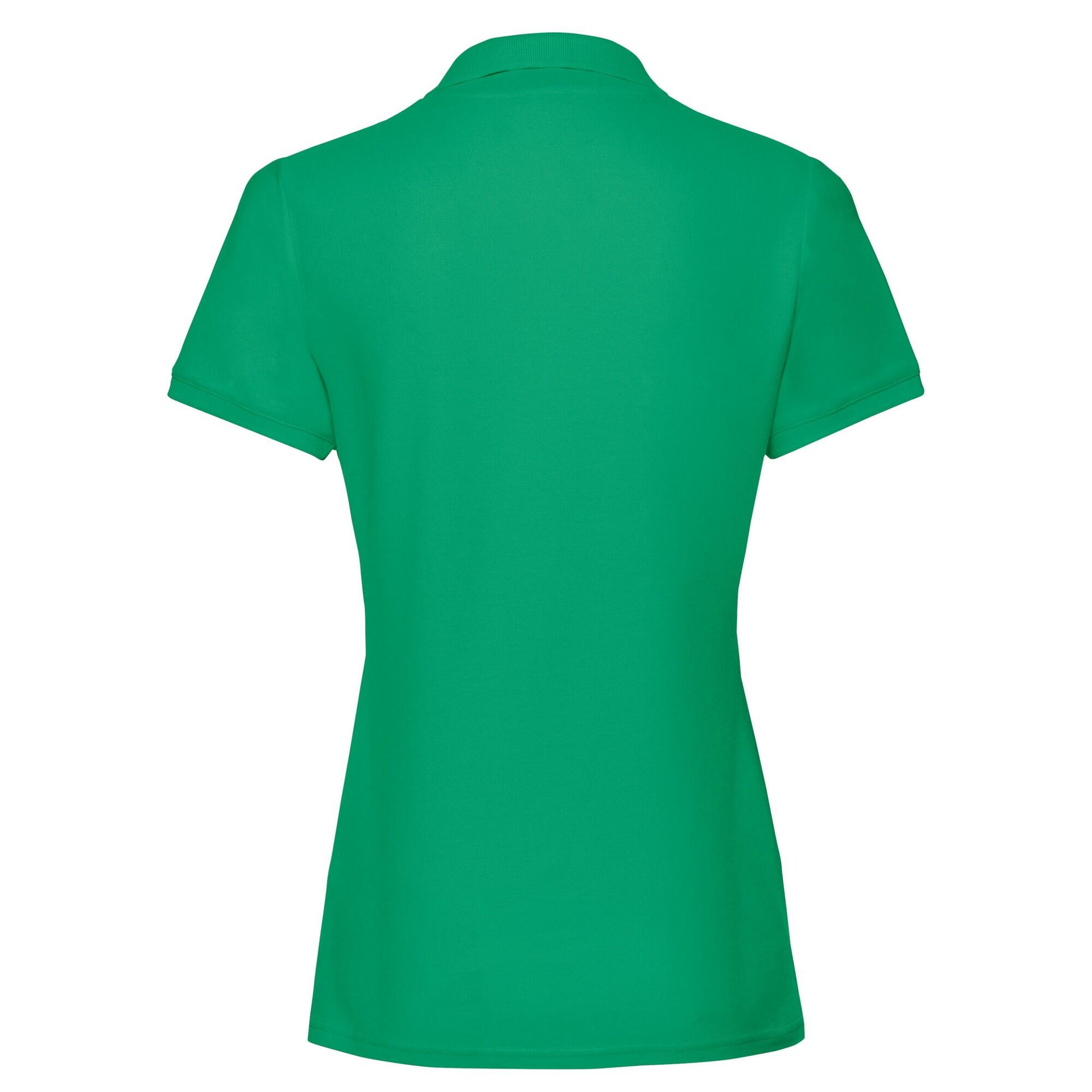 Polo PREMIUM Femme (Vert Kelly) 2/3