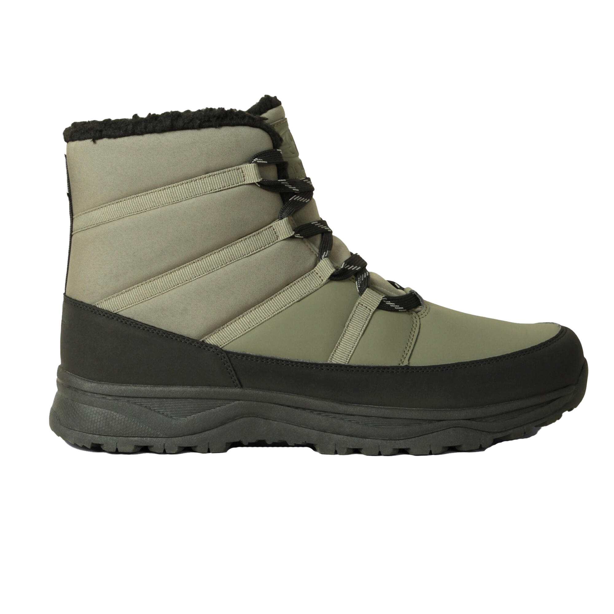 Mens Filey Snow Boots (Khaki Green) 3/3
