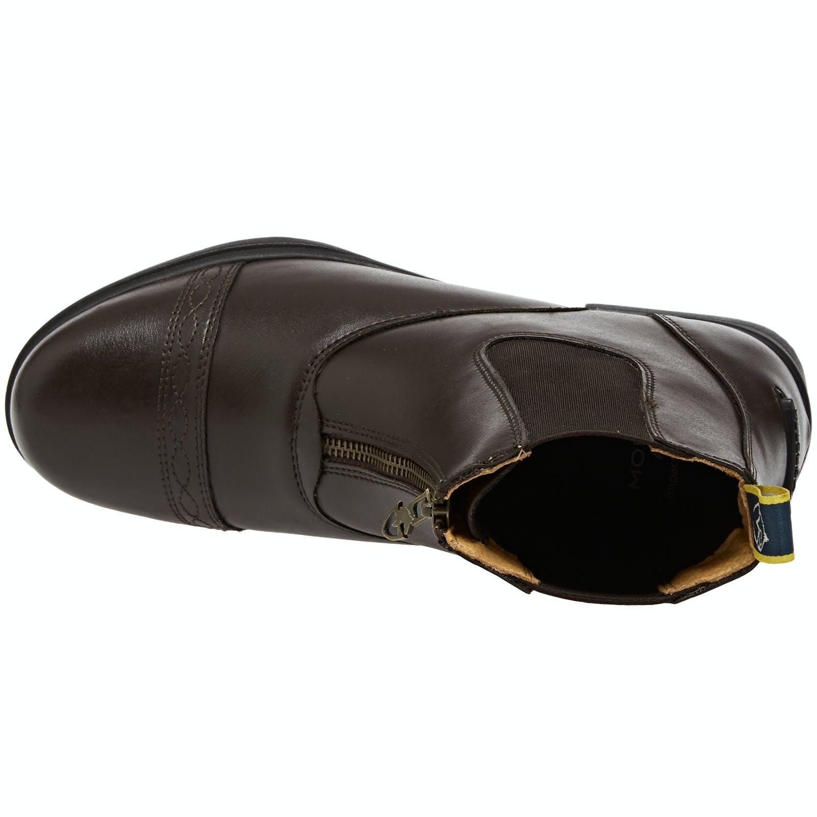Stivali Da Paddock Pelle Donna Moretta Rosetta Marrone 3/7