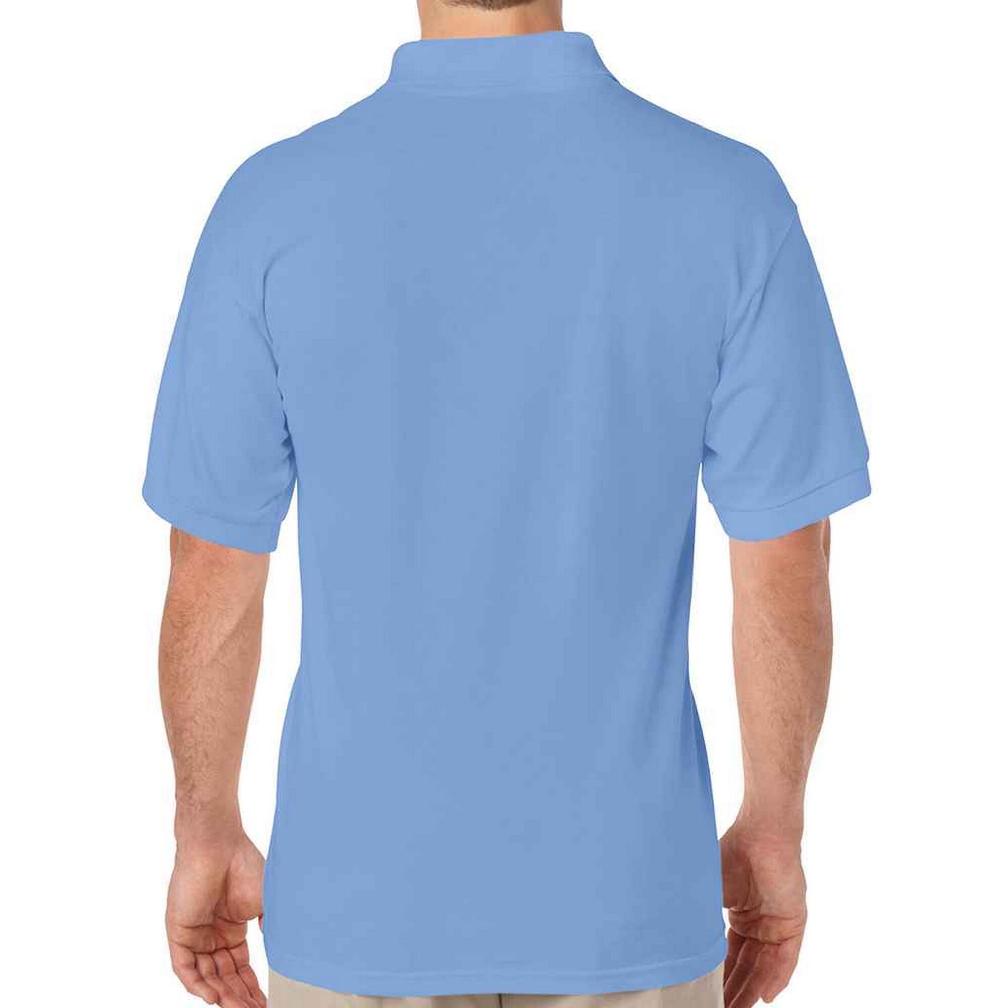 Maglietta Polo Uomo Gildan Blu Carolina 2/2