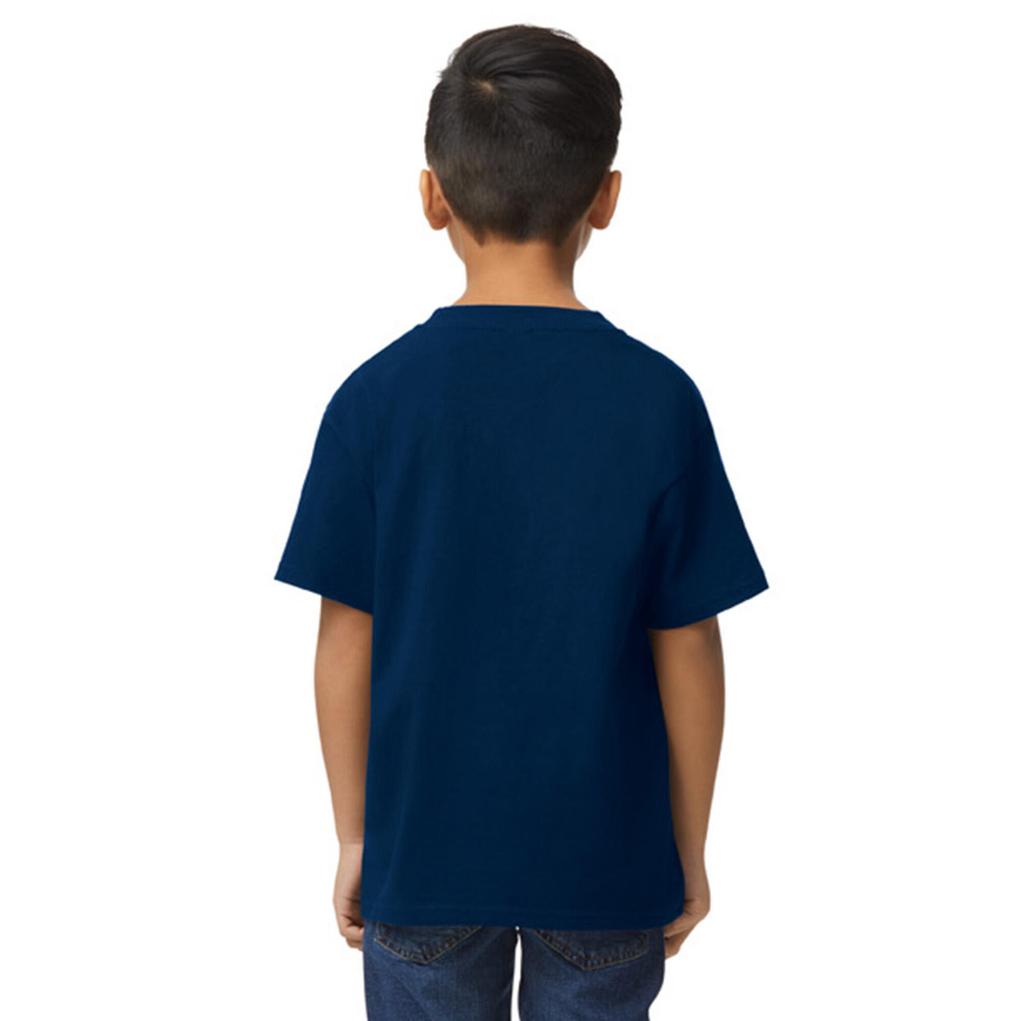 Childrens/Kids Softstyle Midweight TShirt (Navy) 3/3