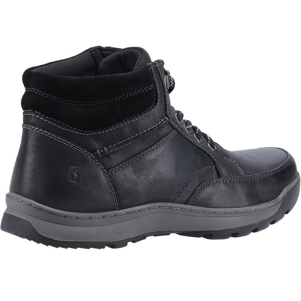 Mens Grover Leather Boots (Black) 2/5