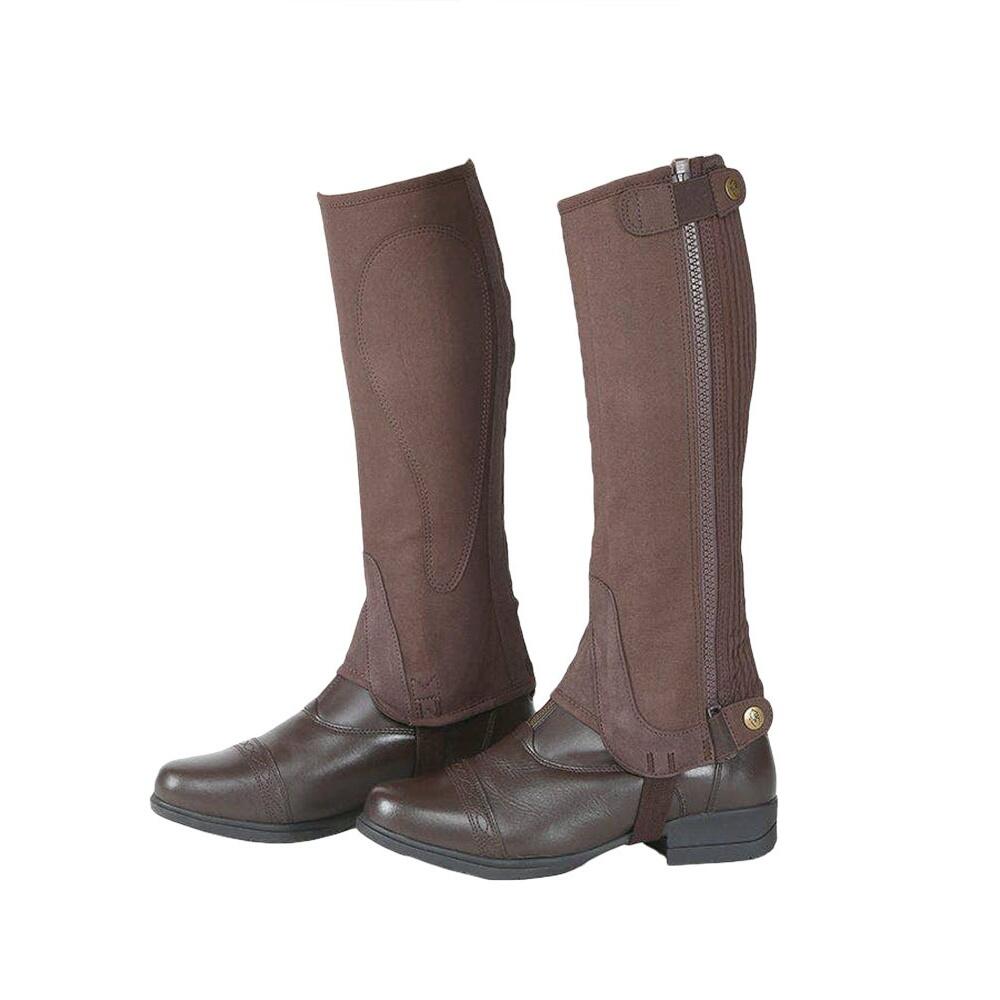 Childrens/Kids Amara Half Chaps (Brown) 2/2