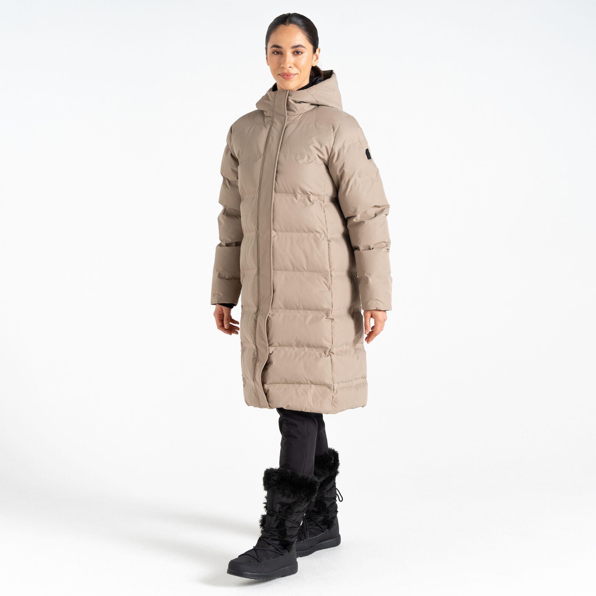 Gevulde Jas Hiking Dames Waterdicht Ademend Gerecycled 1/4