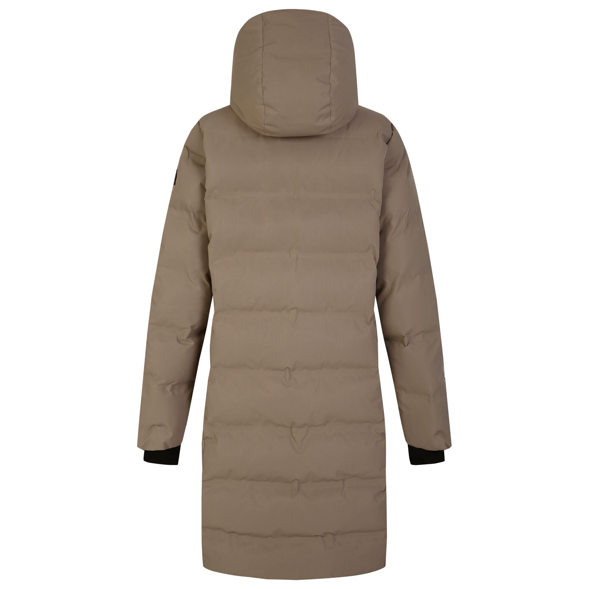 Gevulde Jas Hiking Dames Waterdicht Ademend Gerecycled 4/4