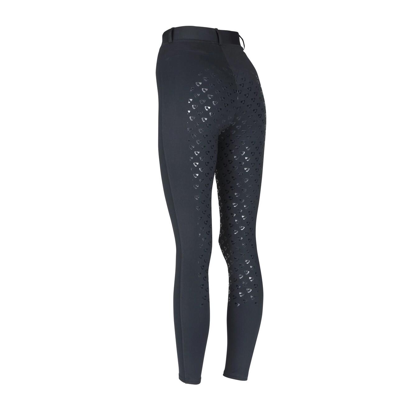 Pantaloni Da Equitazione Donna Aubrion Albany Nero 2/2