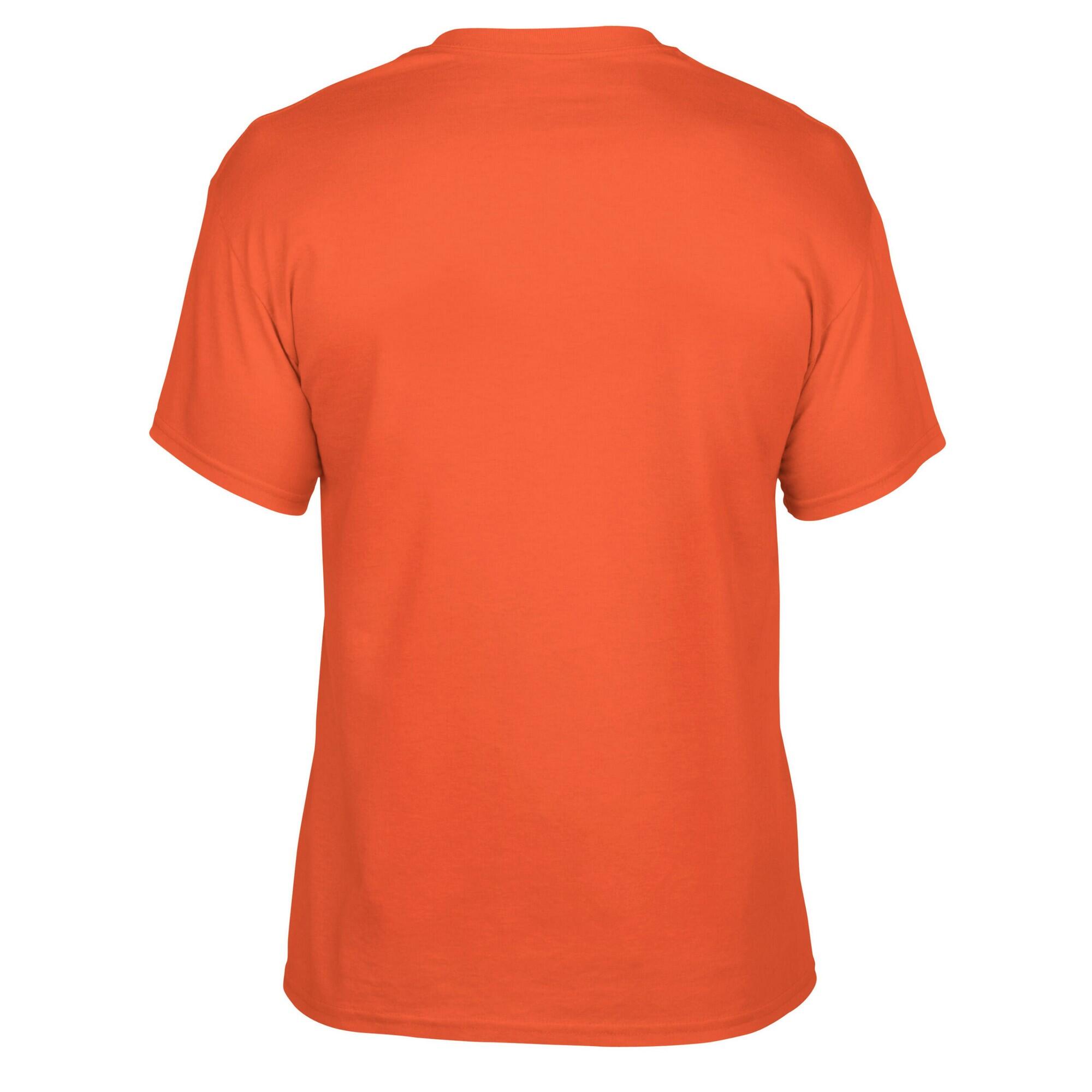 Unisex Adult Plain DryBlend TShirt (Orange) 2/3