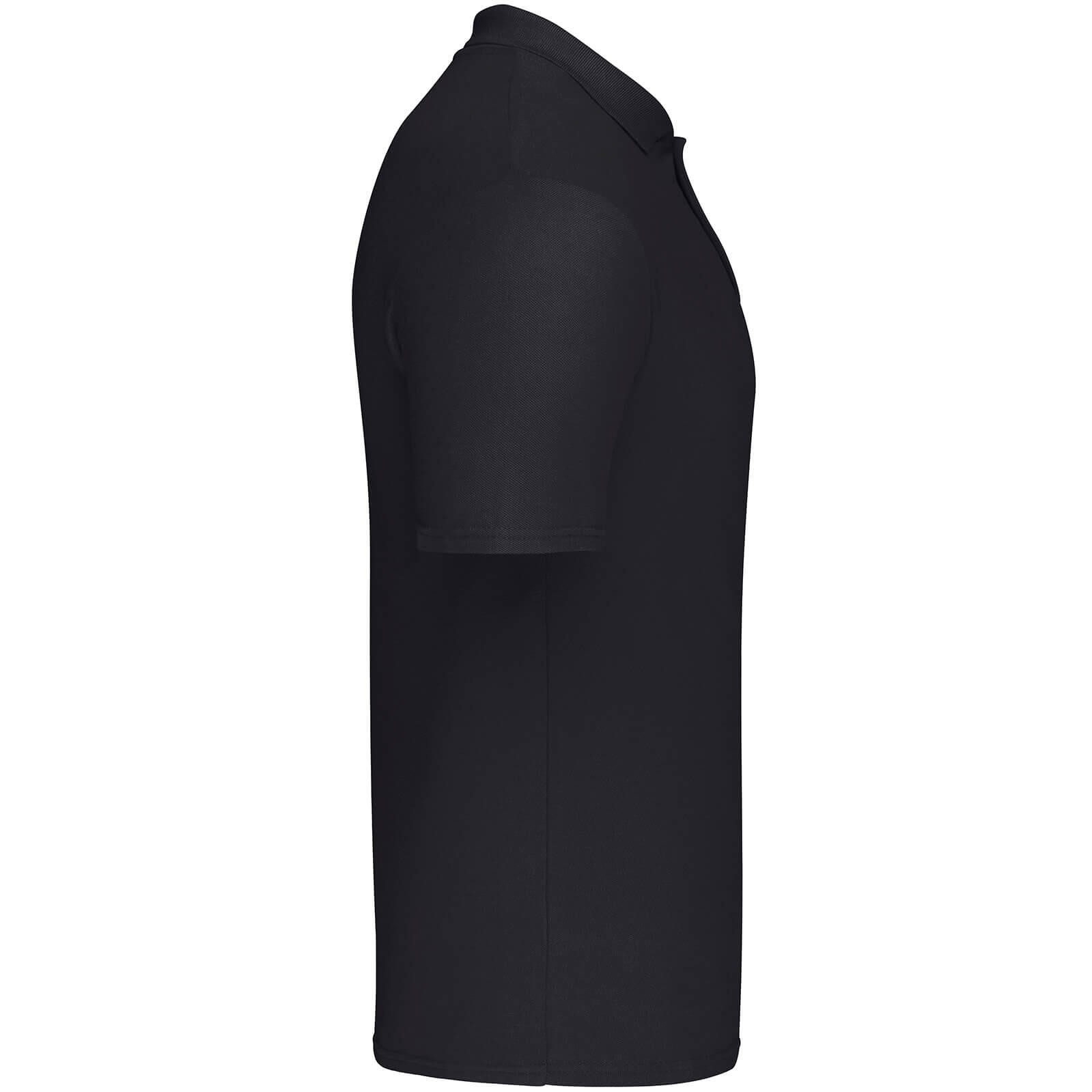 Mens Original Pique Polo Shirt (Black) 3/3