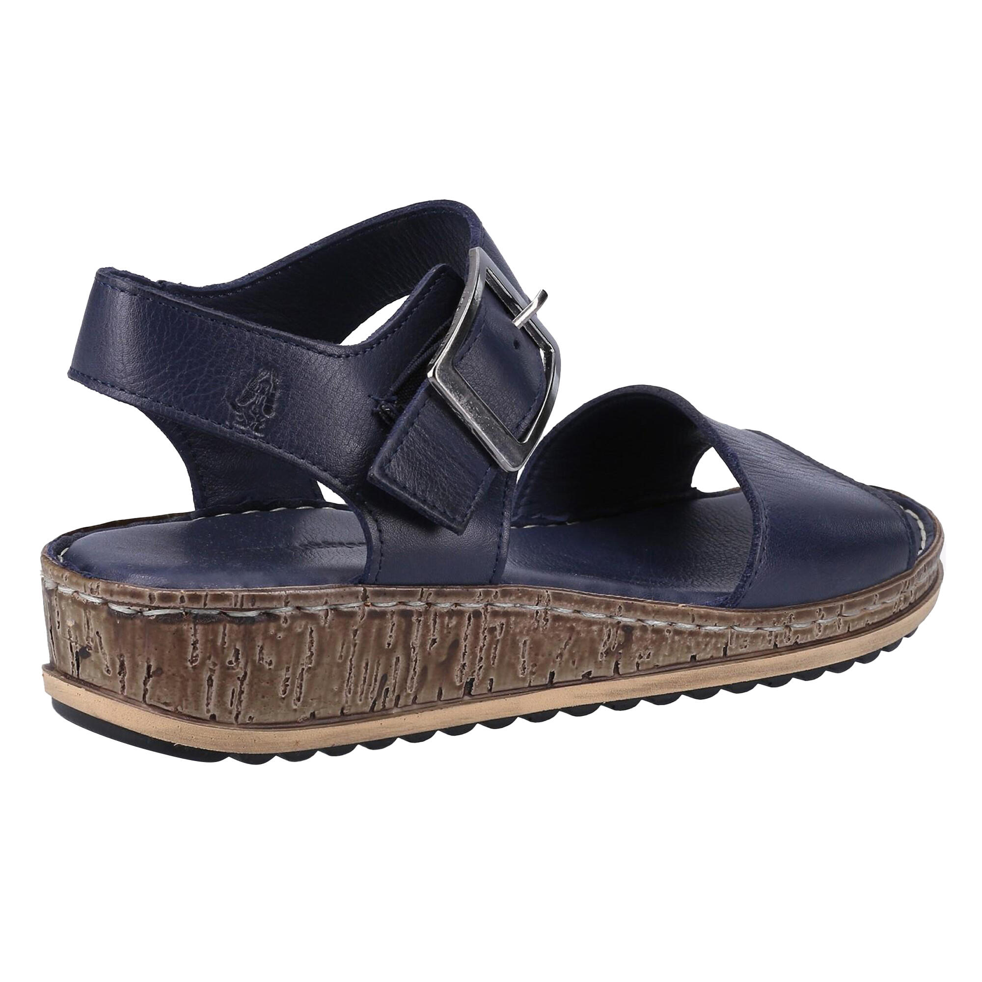 Sandalen "Ellie", Leder Damen Marineblau 2/4