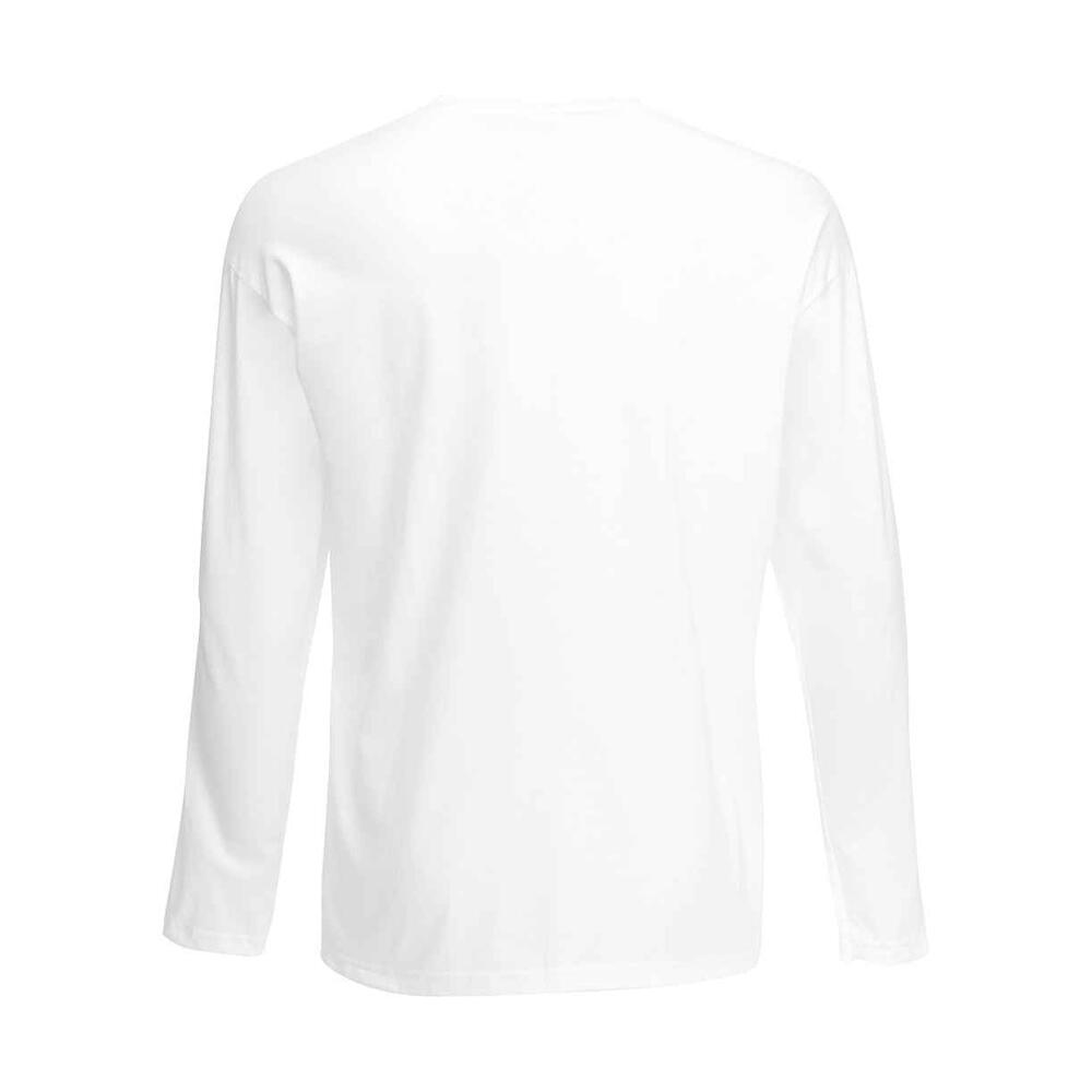 Unisex Adult Value LongSleeved TShirt (White) 2/2