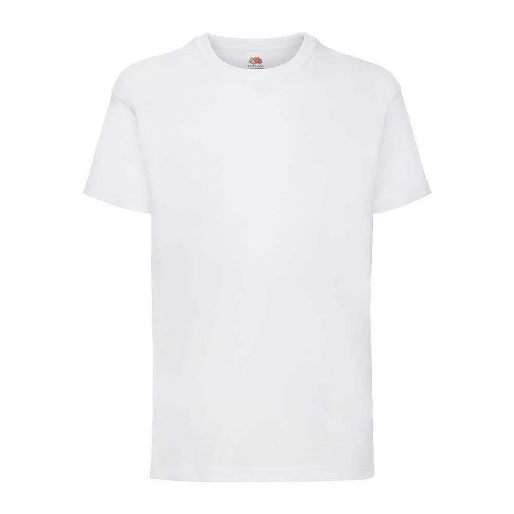 Childrens/Kids Valueweight TShirt (White) 1/3