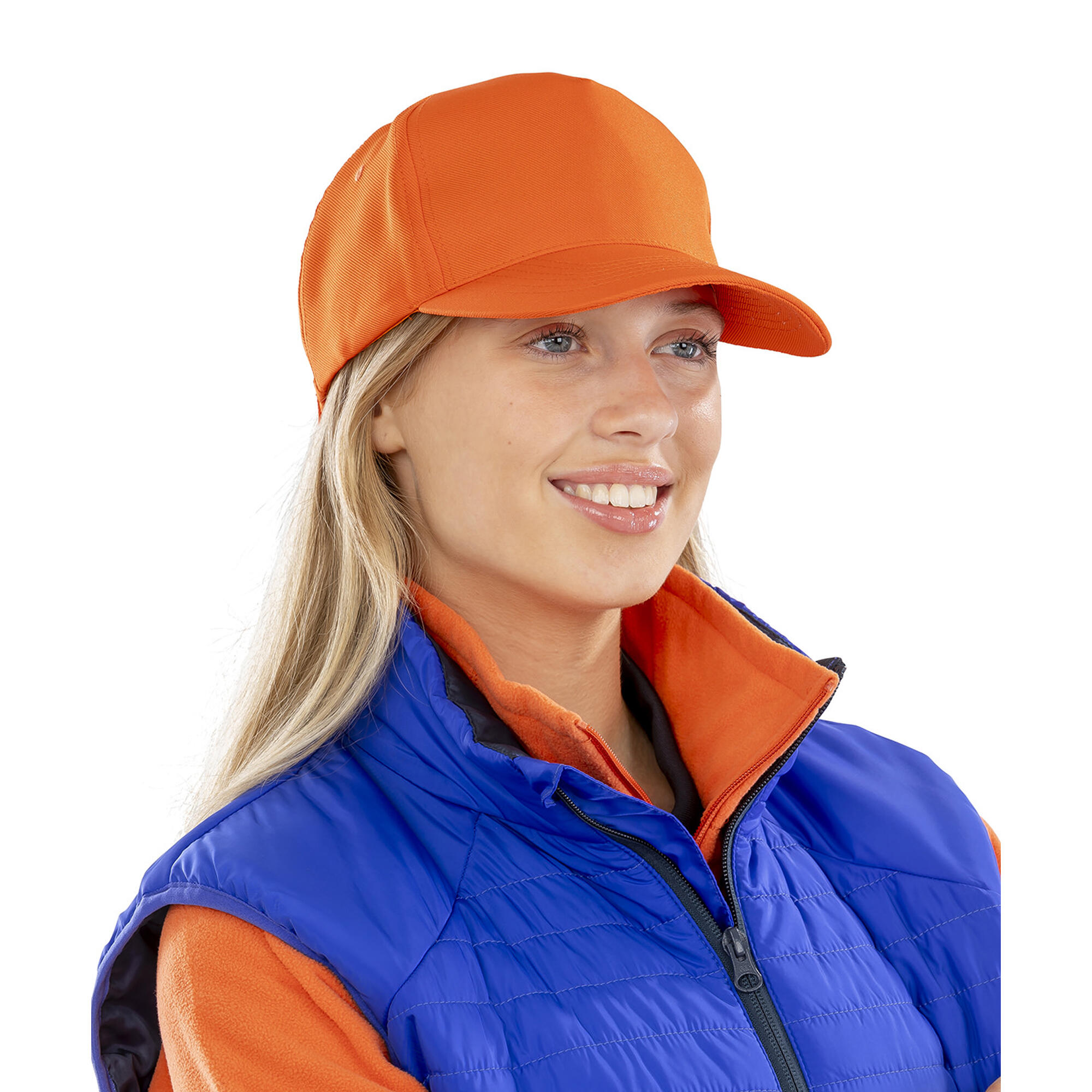 Casquette De Baseball CORE Adulte (Orange) 3/4