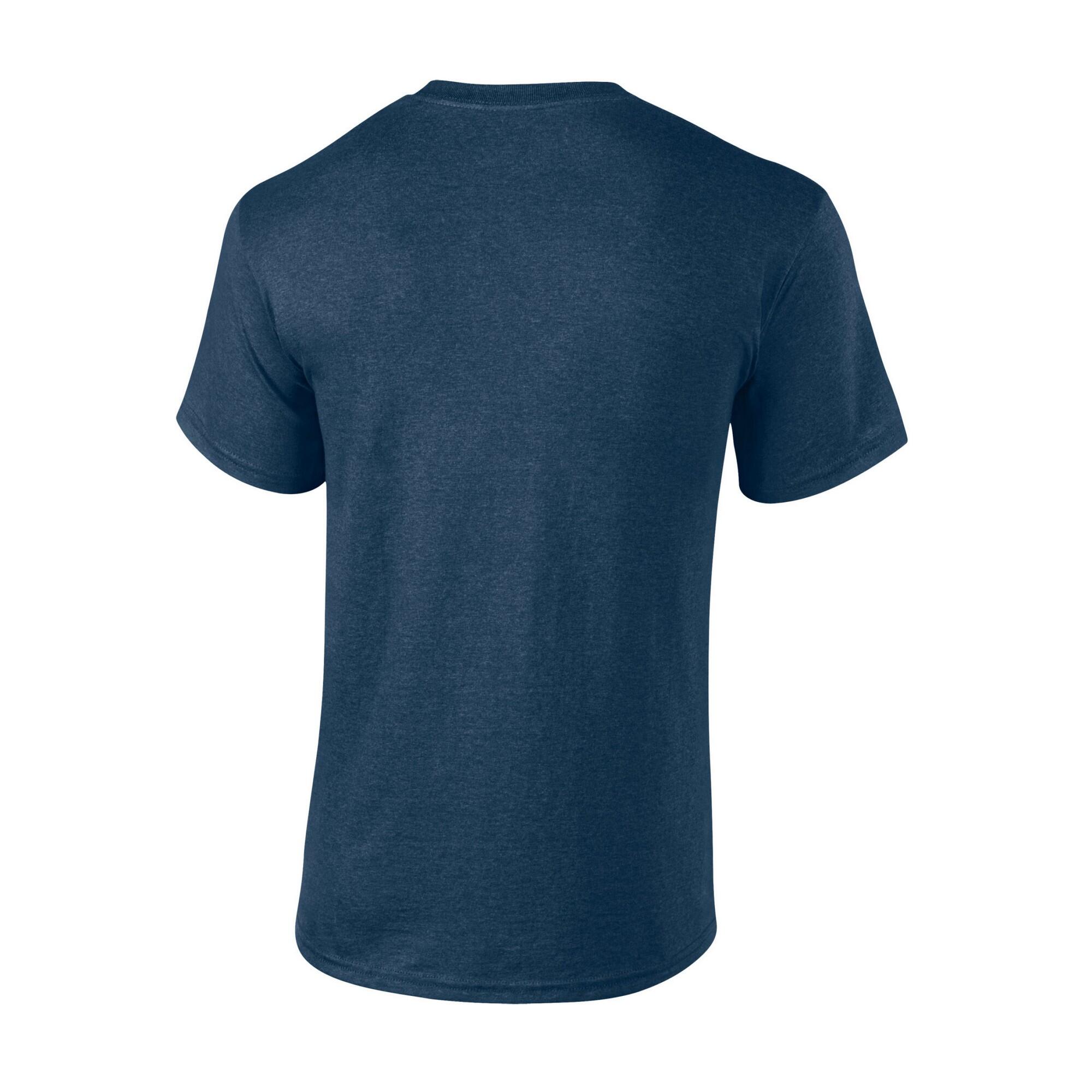 Unisex Adult Heather TShirt (Heather Navy) 2/4